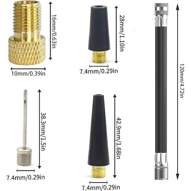 Kit Adaptador Bomba Aire Presta a Schrader SZSHIMAO
