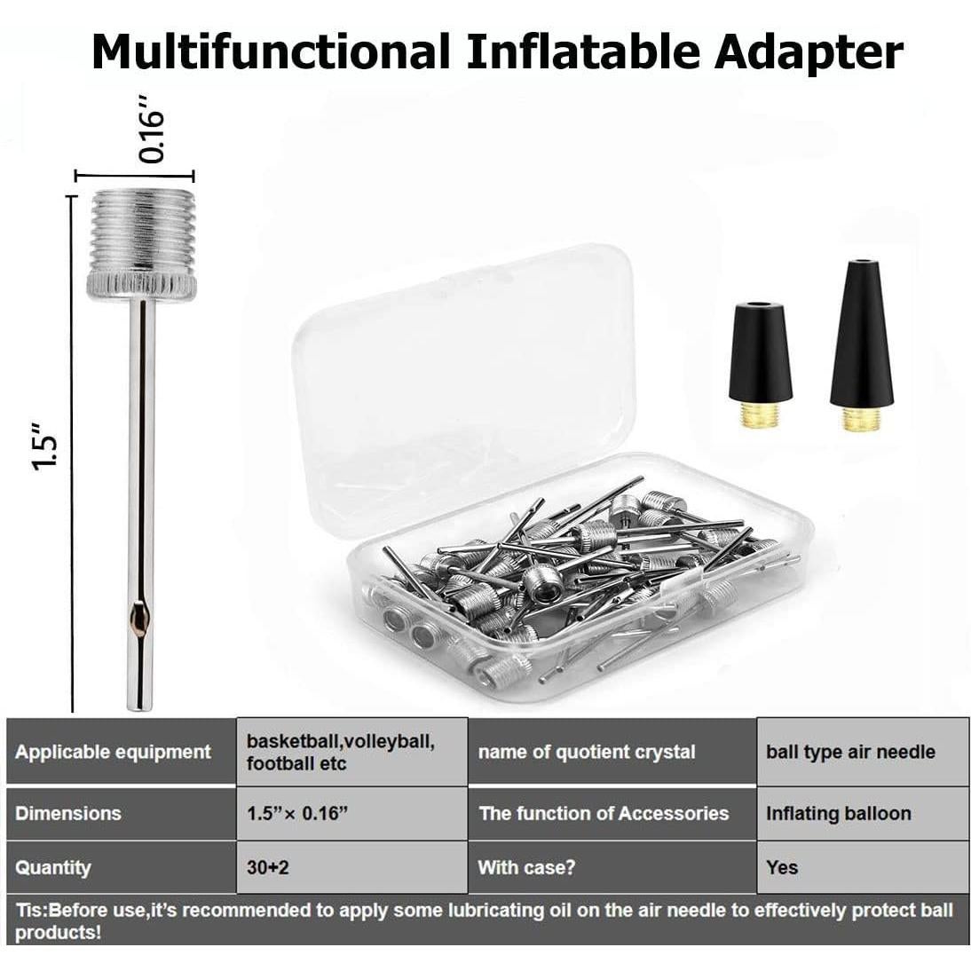 30 Agujas de Inflación Dlingear para Pelotas Deportivas