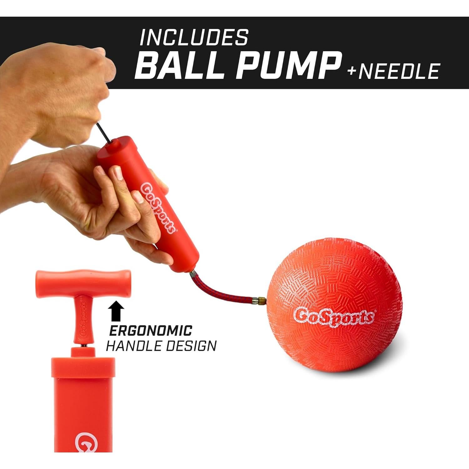 Juego de 6 Pelotas de Dodgeball Inflables GoSports 12.7 cm