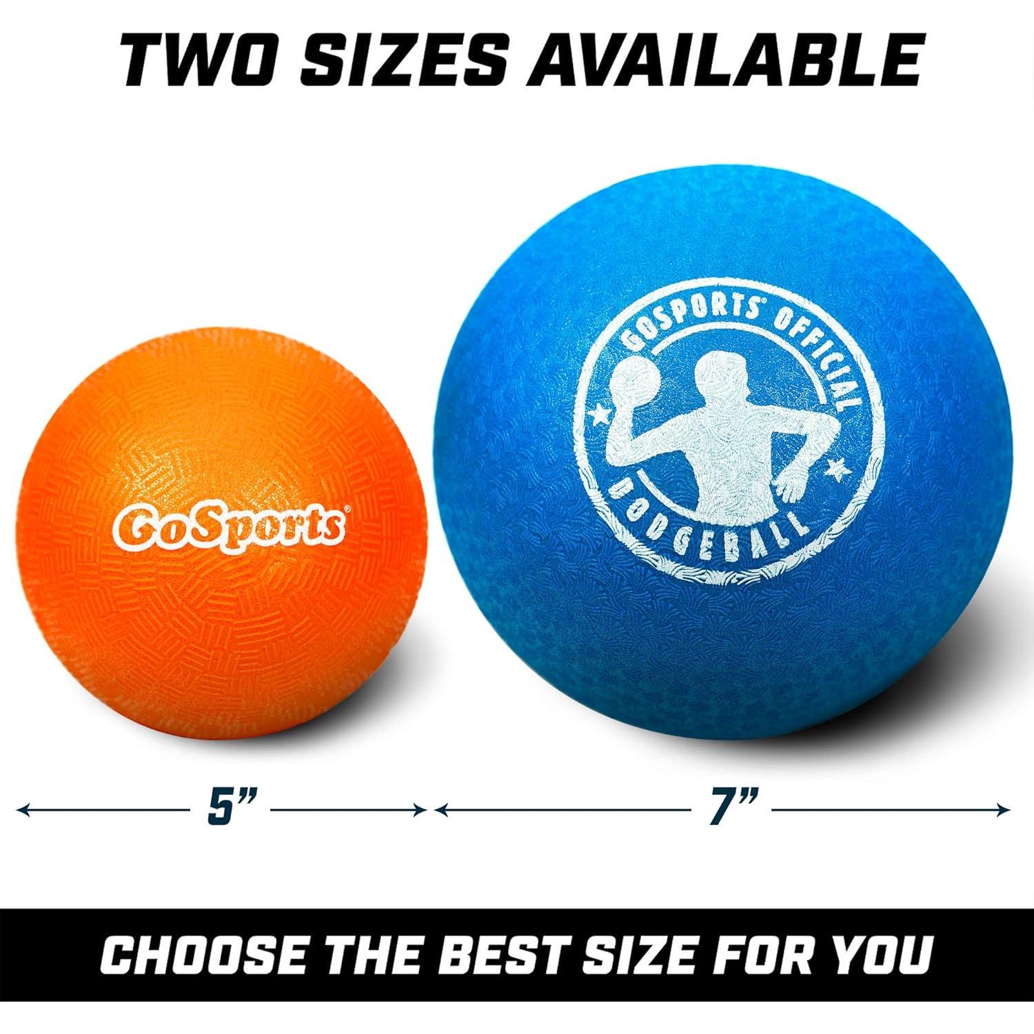 Juego de 6 Pelotas de Dodgeball Inflables GoSports 12.7 cm