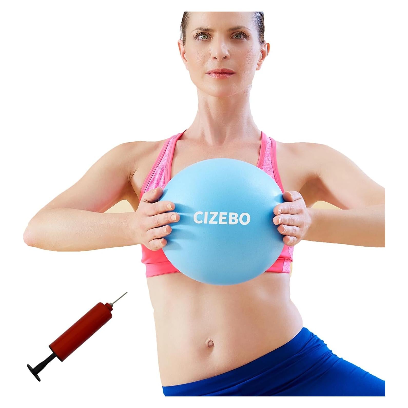 Pelota de Pilates CIZEBO 20cm Anti Estallido con Bomba
