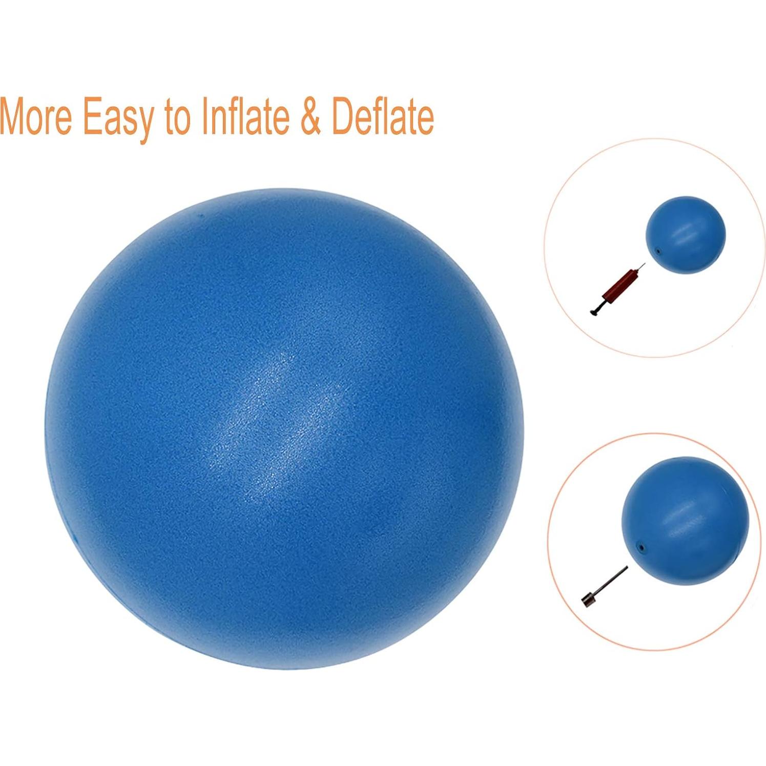 Pelota de Pilates CIZEBO 20cm Anti Estallido con Bomba