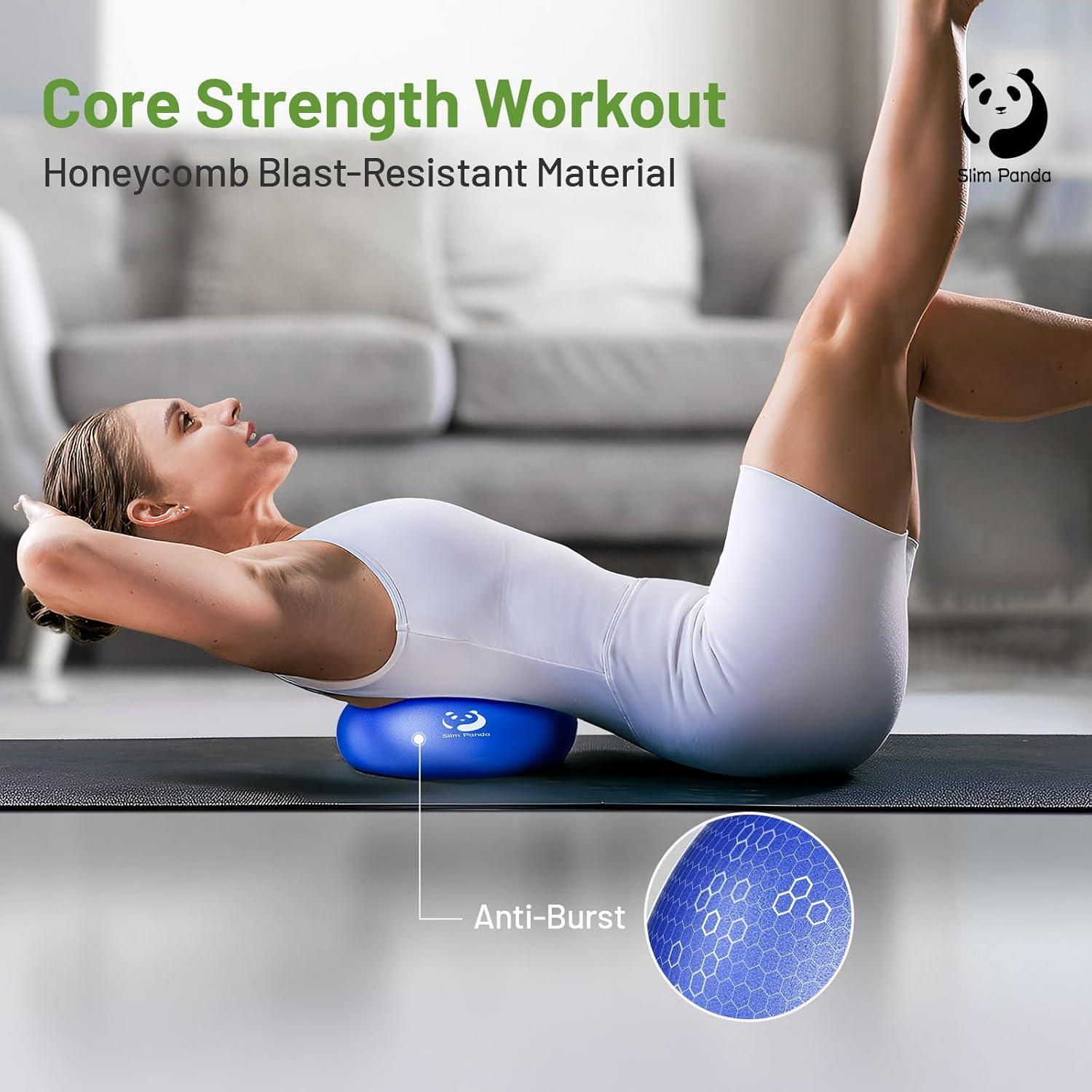 Bola de Pilates Slim Panda 22.86 cm Antideslizante y A Prueba de Explosiones