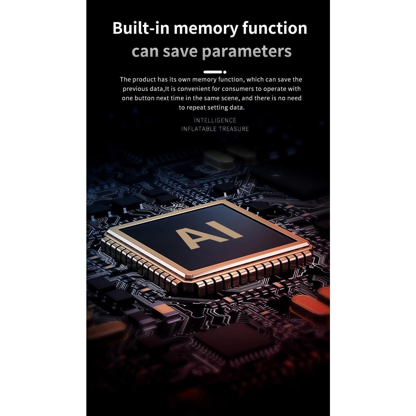 Compresor de Aire Portátil TOBZMONO YY-P003 180PSI 22000mAh