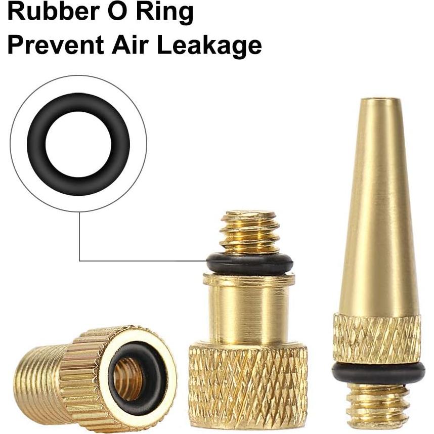 Kit de Adaptadores de Válvula YASI 16PCS para Bicicleta y Pelotas