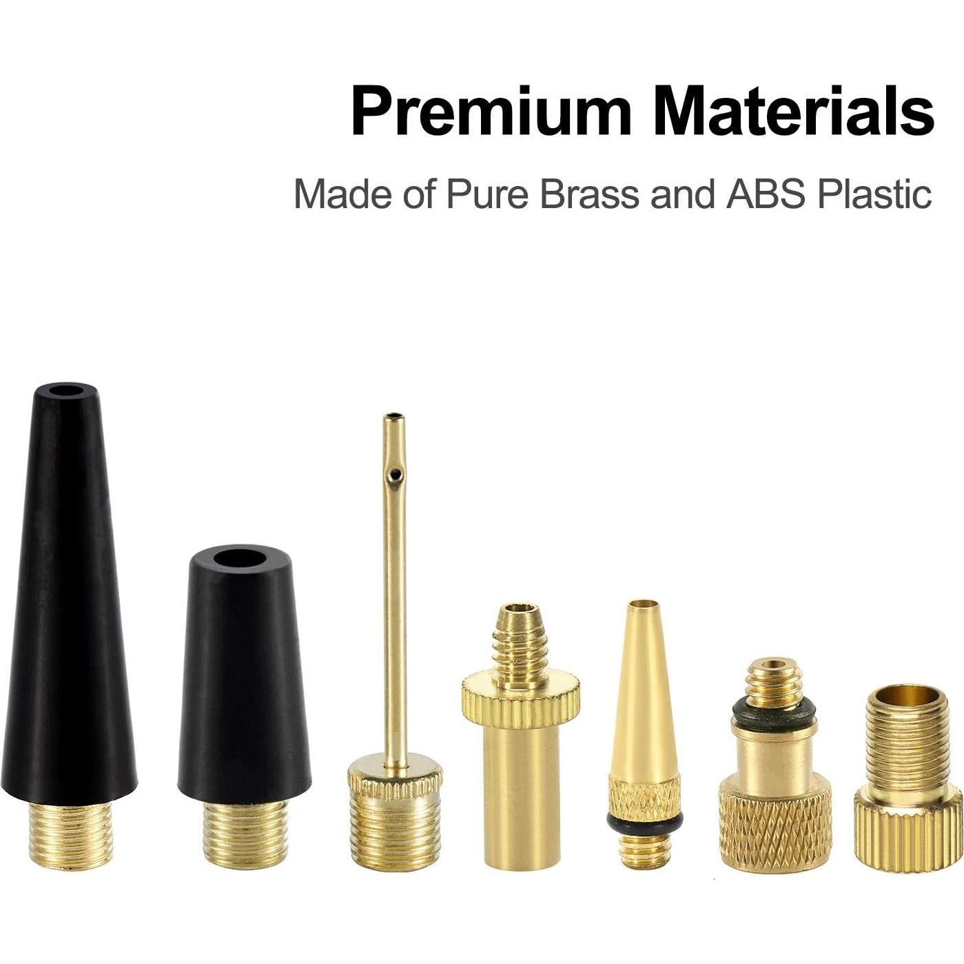 Kit de Adaptadores de Válvula YASI 16PCS para Bicicleta y Pelotas