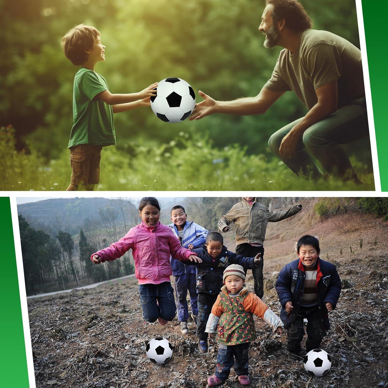 Paquete 12 Balones de Fútbol Tamaño 5 Leyndo con Bombas