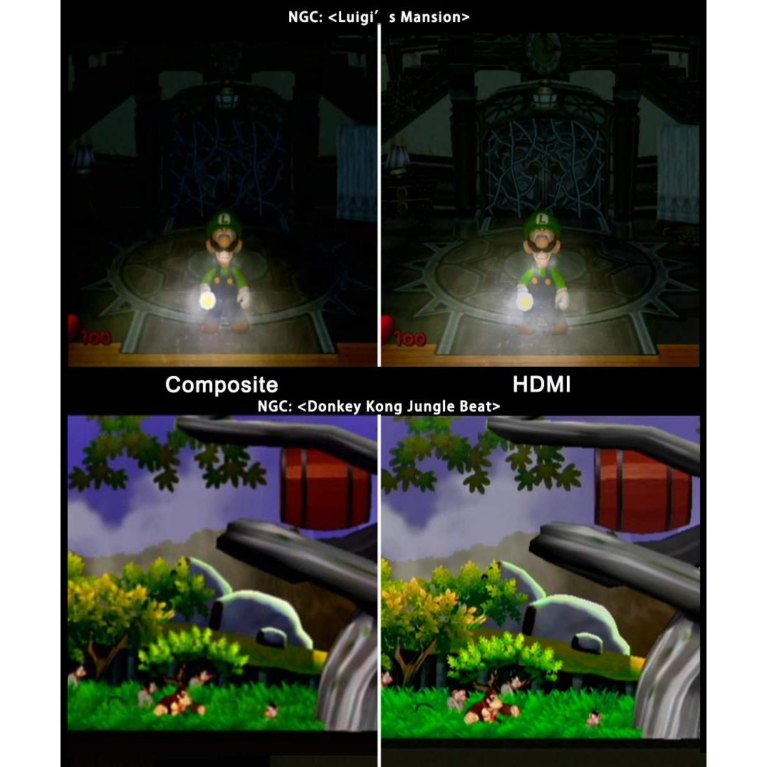 Cable HDMI 3-en-1 para GameCube, N64 y SNES - LevelHike