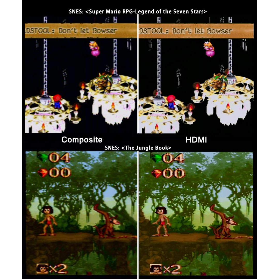 Cable HDMI 3-en-1 para GameCube, N64 y SNES - LevelHike