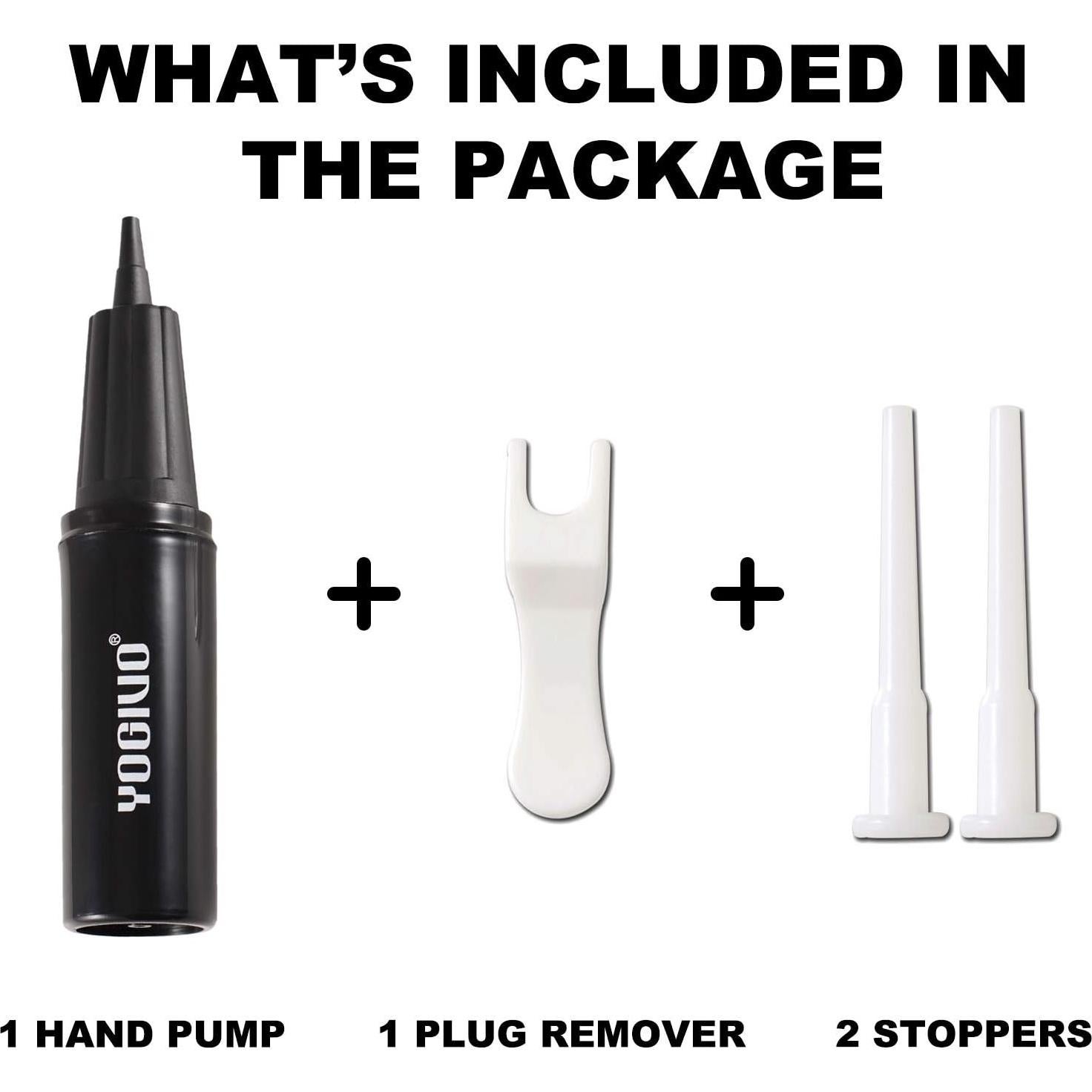 Bomba Manual YOGIVO para Pelotas de Ejercicio y Yoga