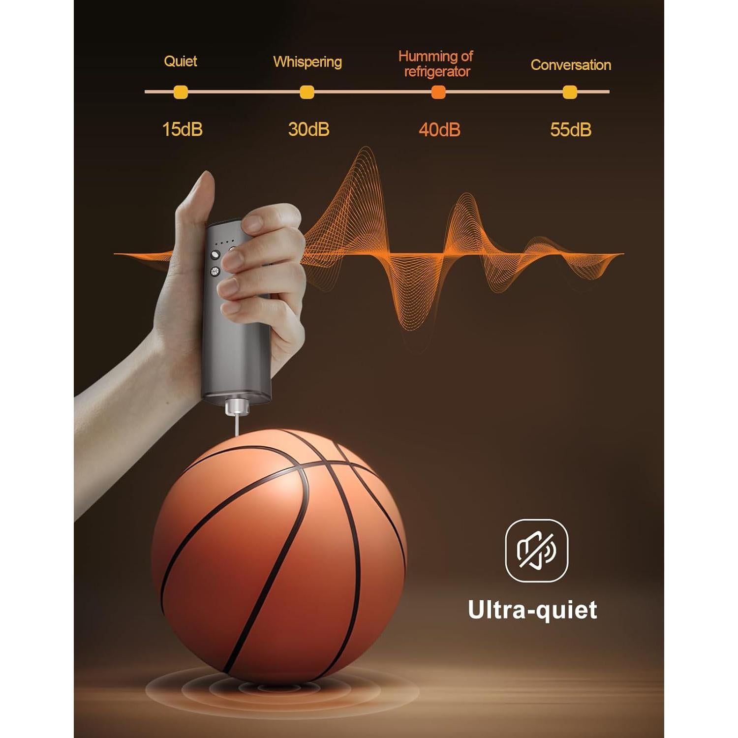 Bomba de aire eléctrica Feifuns para pelotas deportivas 40 LPM