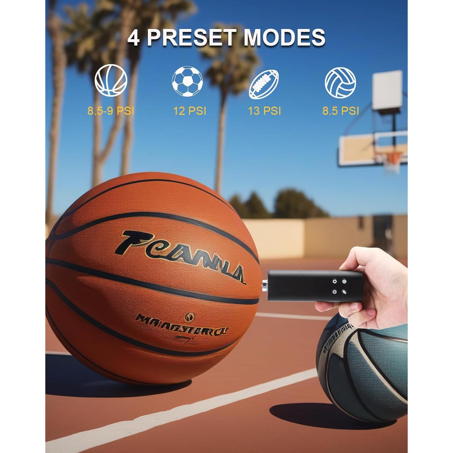 Bomba de aire eléctrica Feifuns para pelotas deportivas 40 LPM