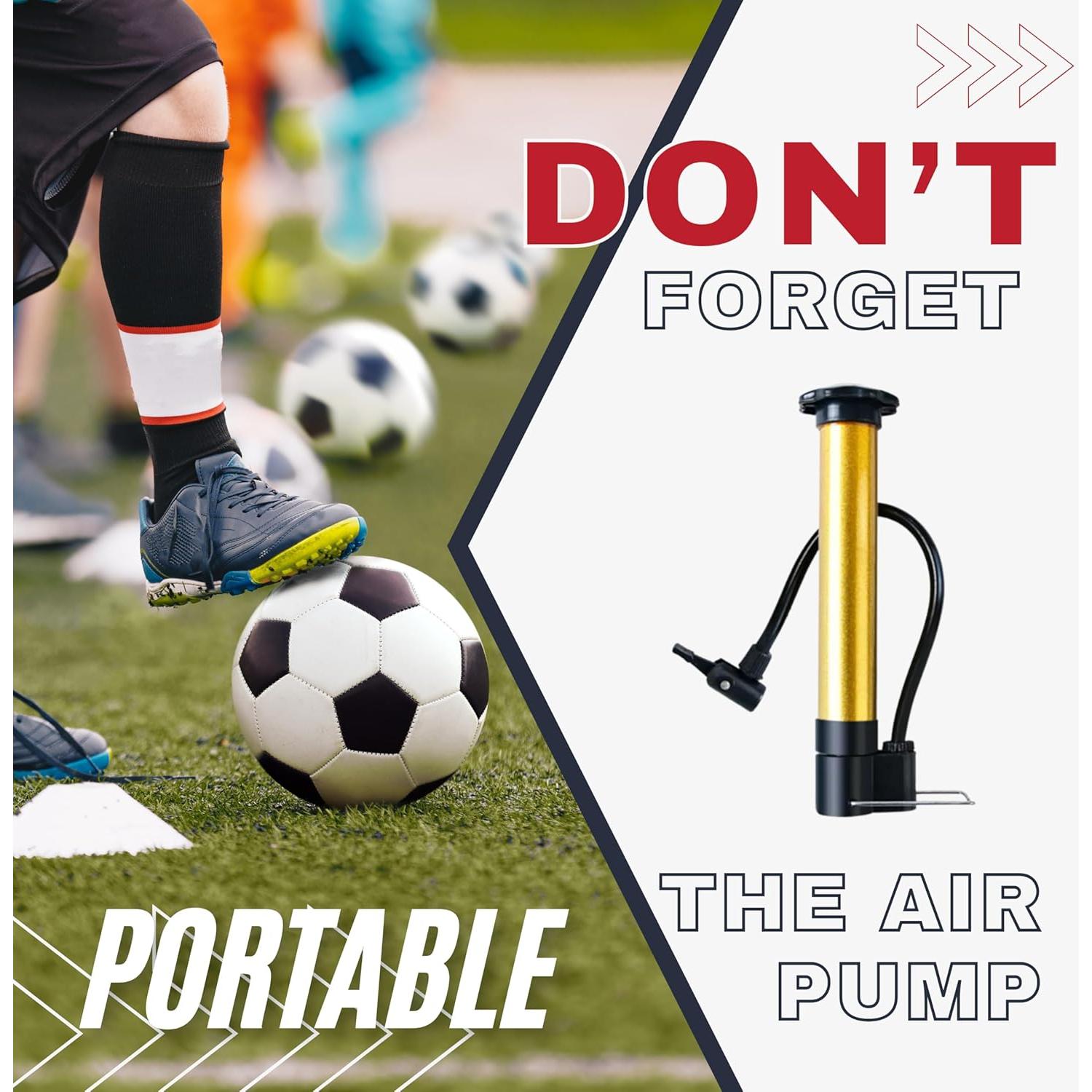 Inflador Manual GX TOUR+ Multiuso para Pelotas Deportivas