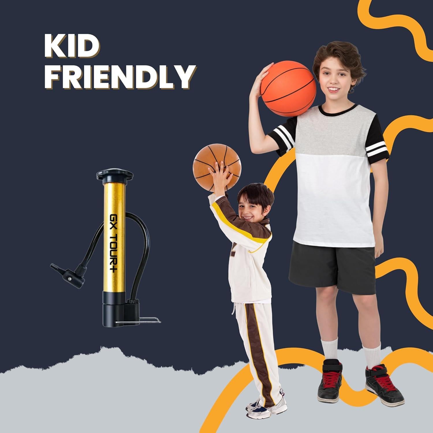 Inflador Manual GX TOUR+ Multiuso para Pelotas Deportivas