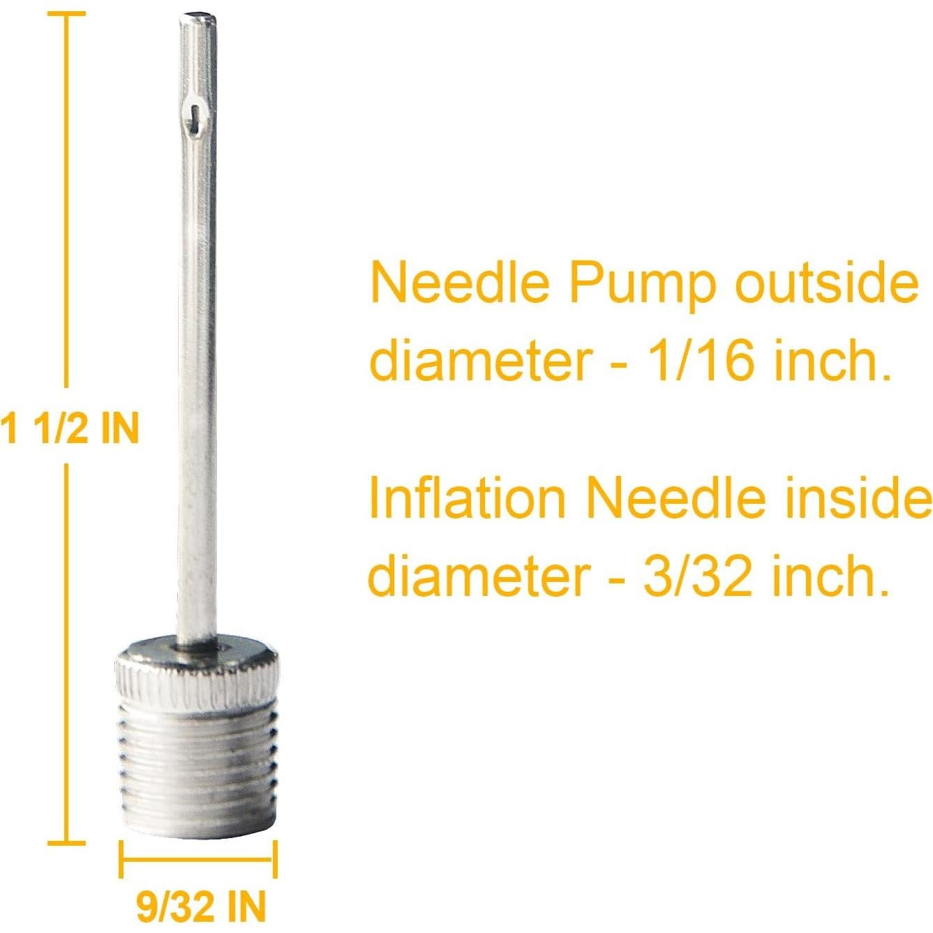Agujas de Inflado Universales HOYUTNESS - Paquete de 15