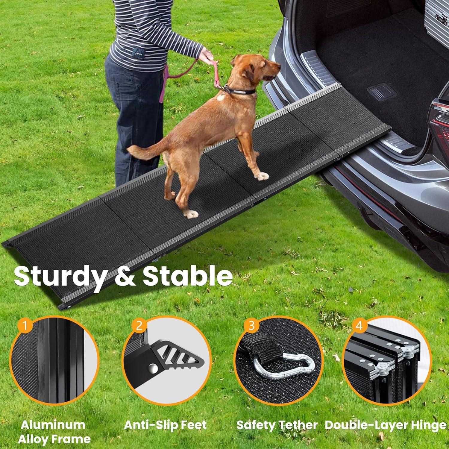 Rampa Plegable para Perros PALATALA 180 cm Antideslizante
