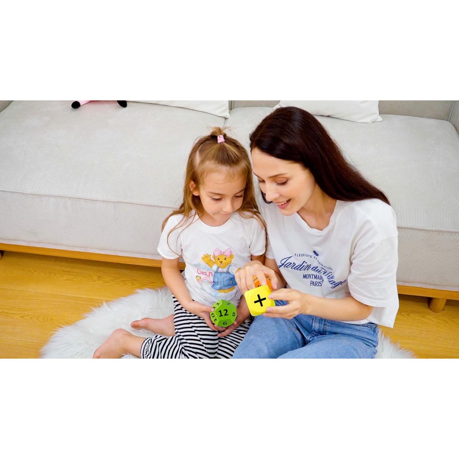 Juego de Dados Matemáticos BetterLine - Actividad Educativa Familiar