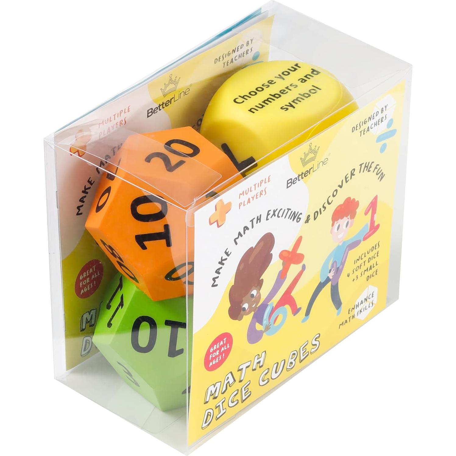 Juego de Dados Matemáticos BetterLine - Actividad Educativa Familiar