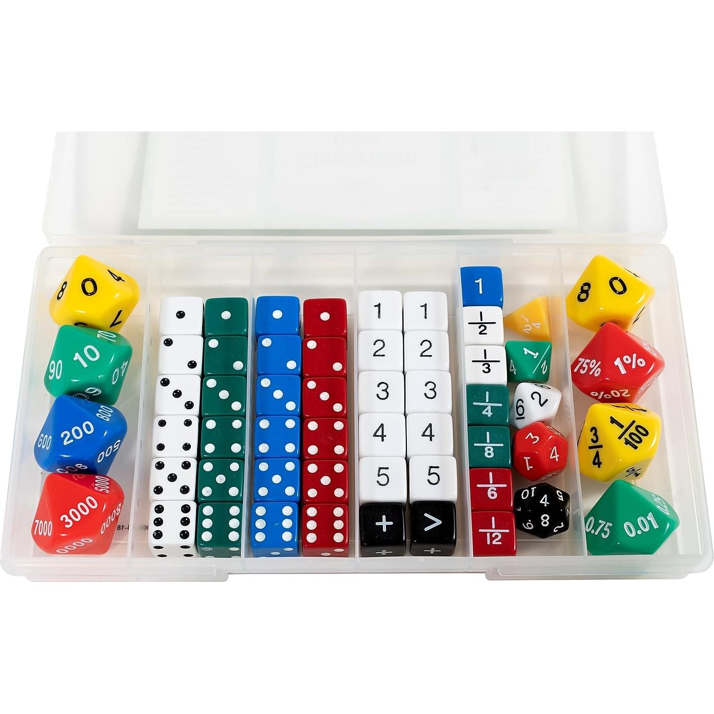 Juego de Dados Educativos Learning Advantage - Set de 56 Piezas