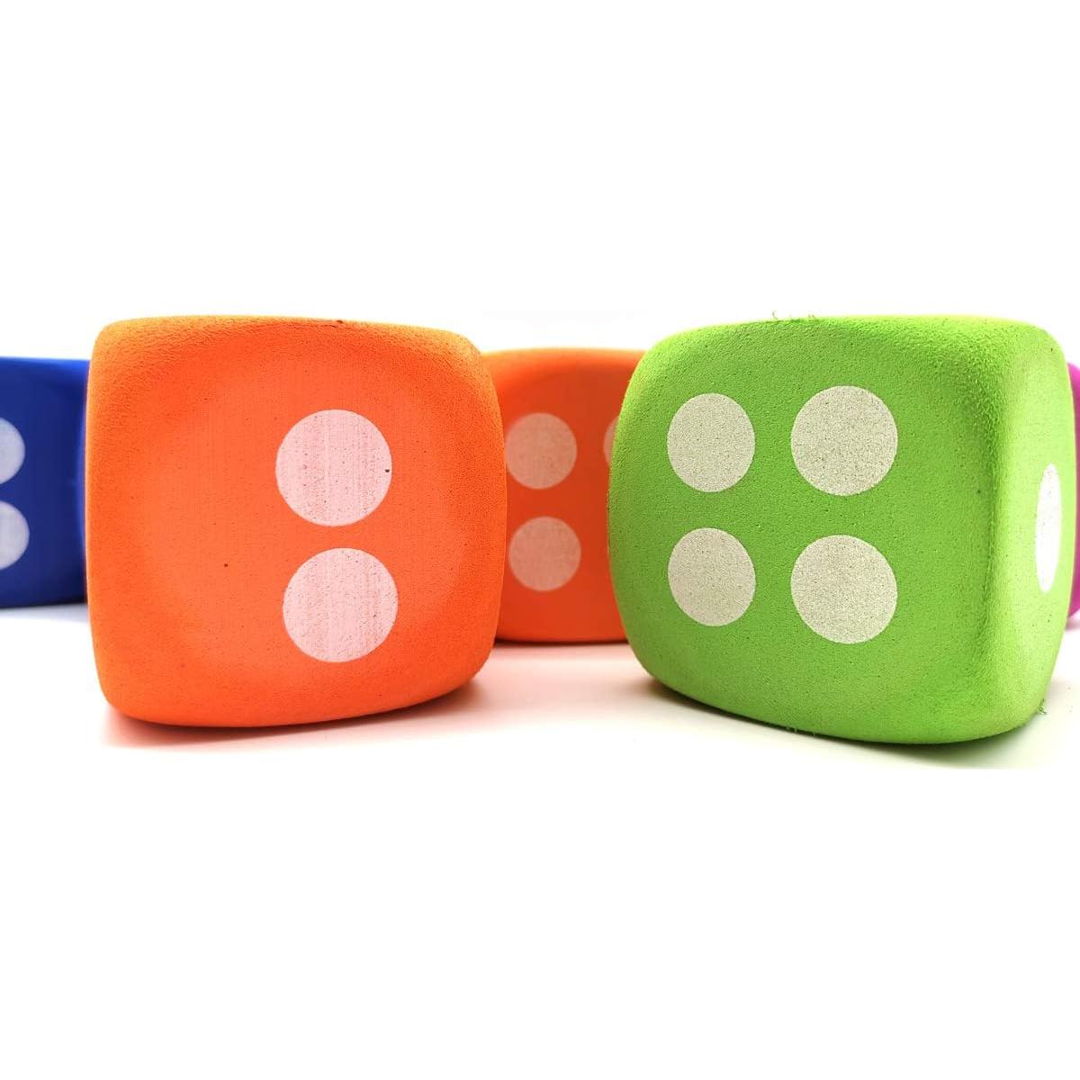 Dados de Espuma Jumbo Qidiwin 12PCS para Niños - Educativos