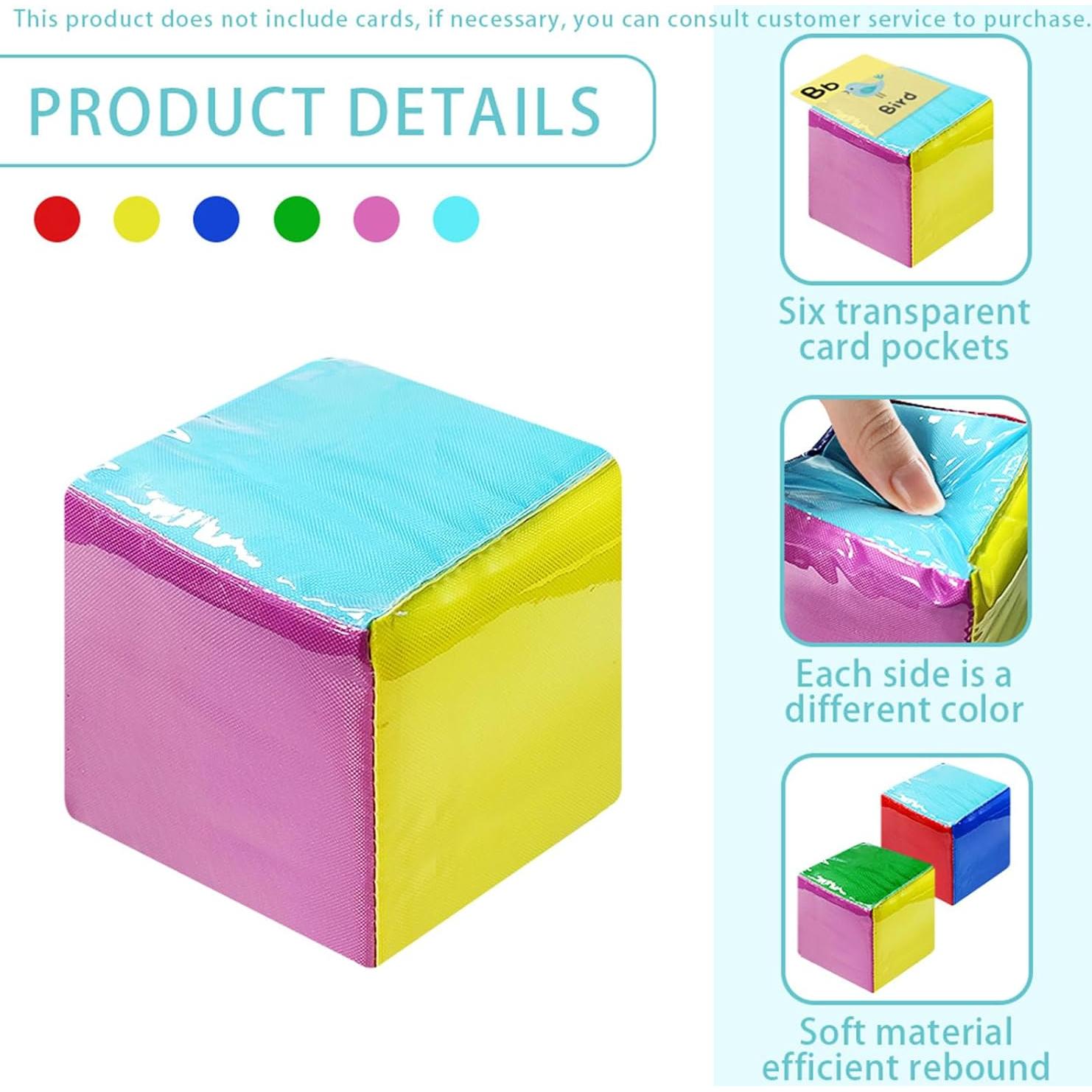 Dados de Tela Suave Caralin 10cm para Aprendizaje Educativo