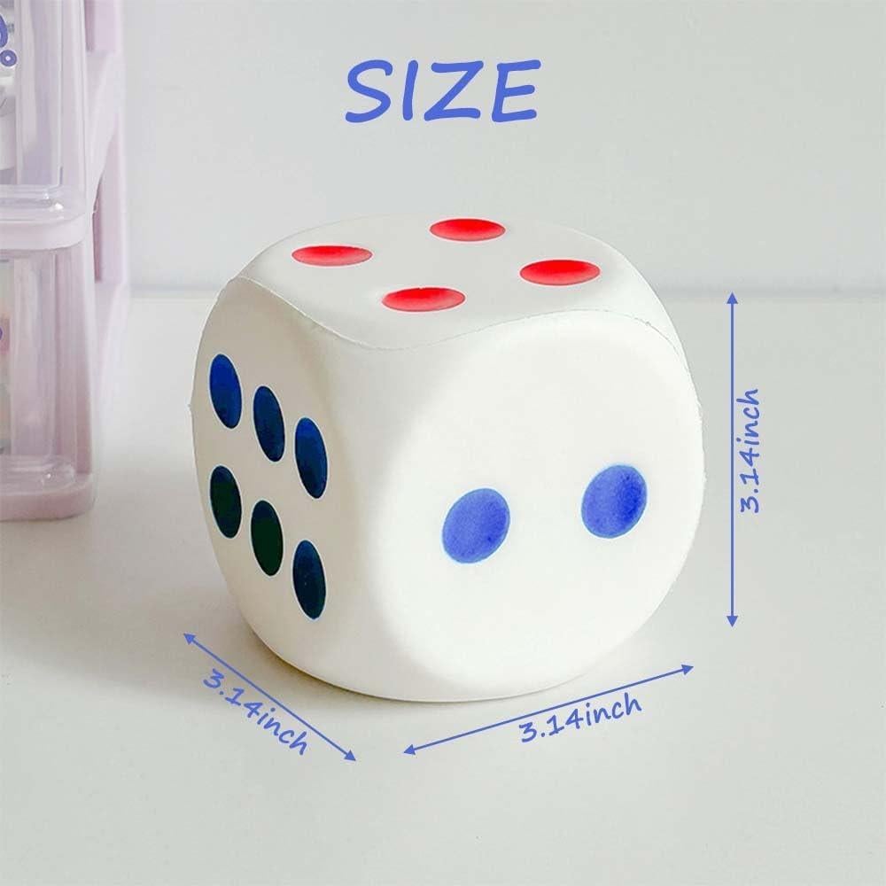 Bola Antiestrés en Forma de Dado Banngo 8 cm - Alivio de Ansiedad
