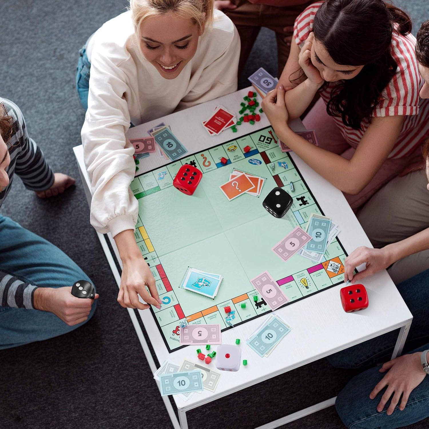 Dados de Espuma para Estrés Meooeck 30 Pcs 4.19 cm Colores