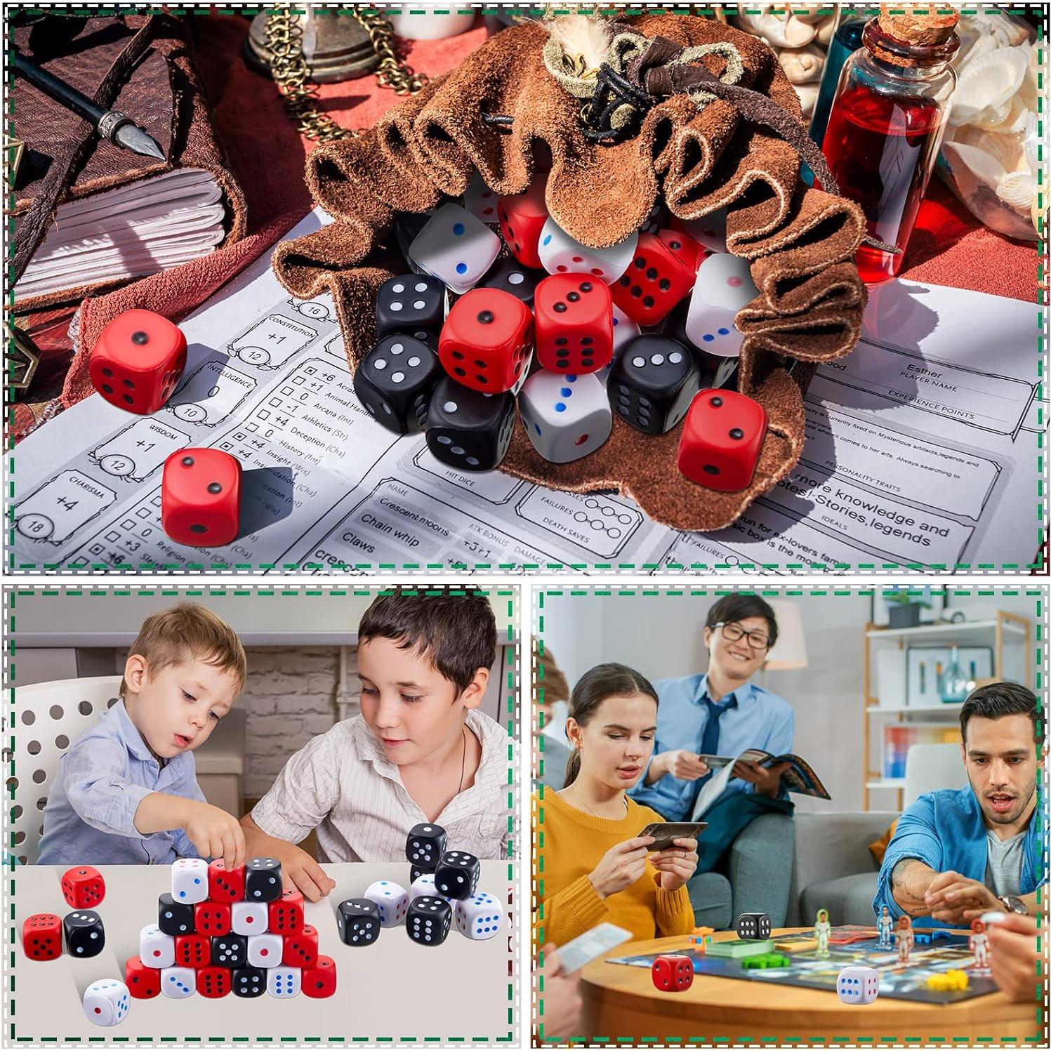 Dados de Espuma para Estrés Meooeck 30 Pcs 4.19 cm Colores