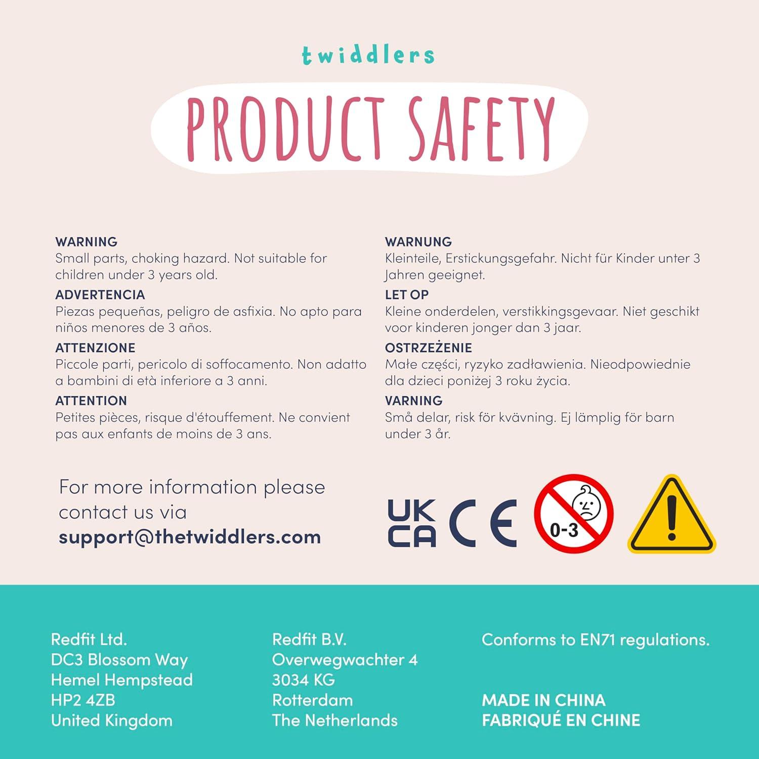 Dados de Espuma Jumbo EL TWIDDLERS 3.81 cm - Coloridos y Educativos