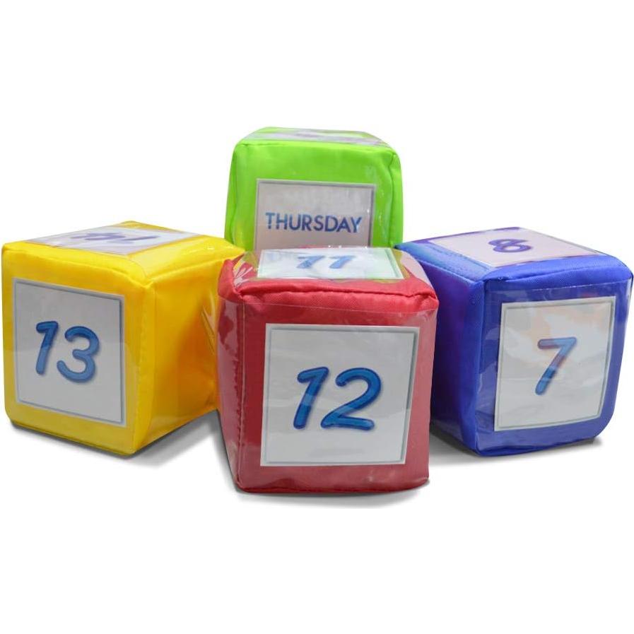 Dados de Juego de Espuma Suave Eamay - Set de 4 Cubos Educativos