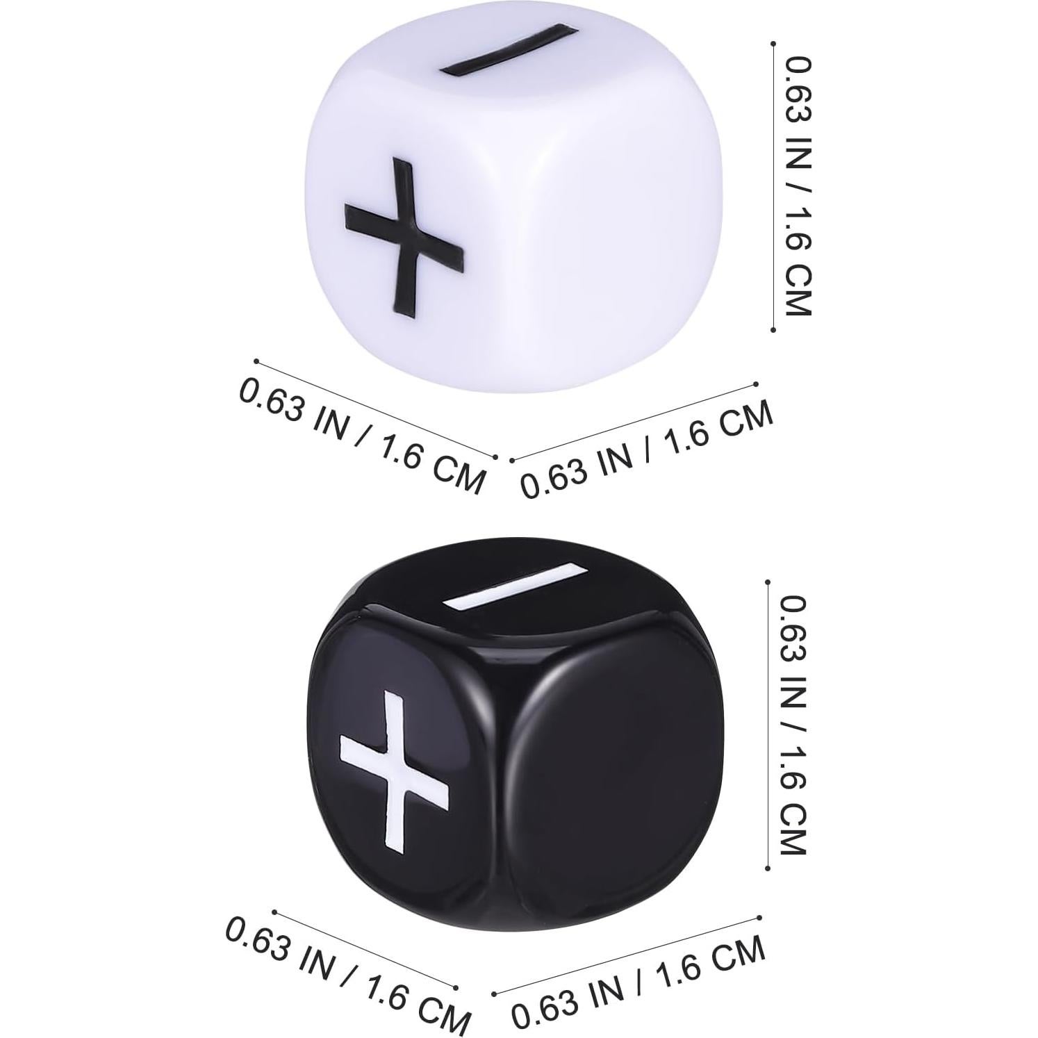 Juego de Dados Matemáticos Toyvian 6 Piezas para Niños