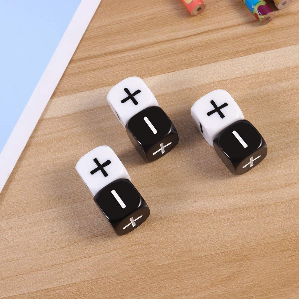 Juego de Dados Matemáticos Toyvian 6 Piezas para Niños