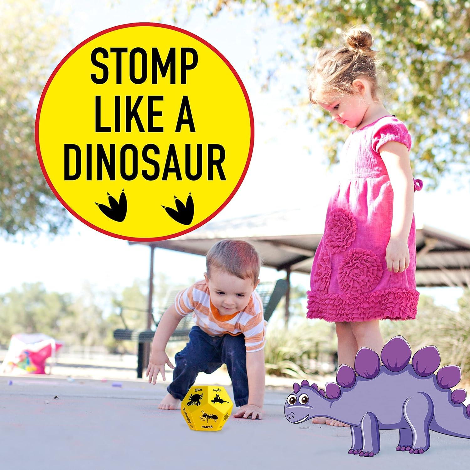 Dados de Animales y Anillos de Cinta Arcoíris - Juego Creativo para Niños