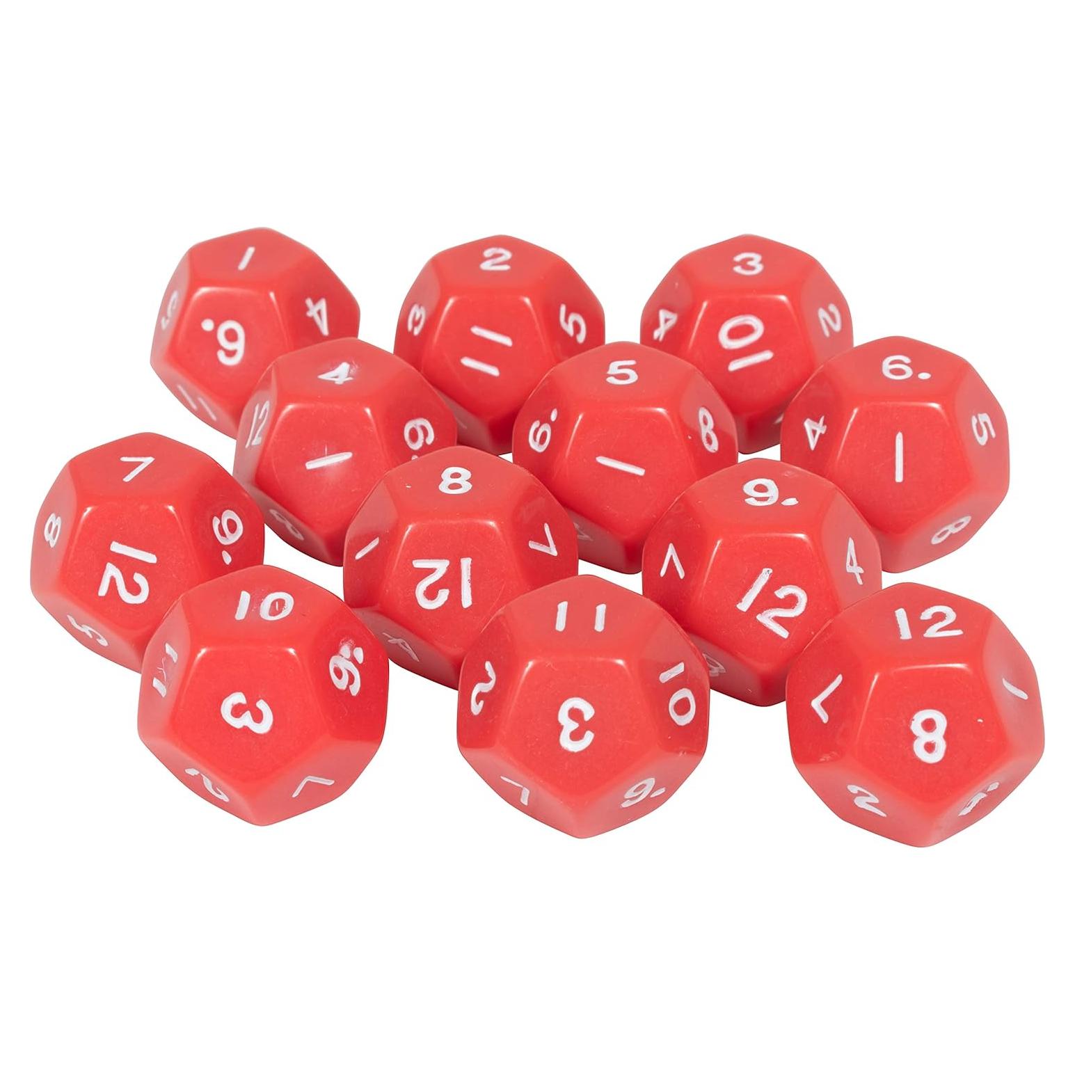 Dados Poliedricos Learning Advantage 12 Caras - Juego de 12