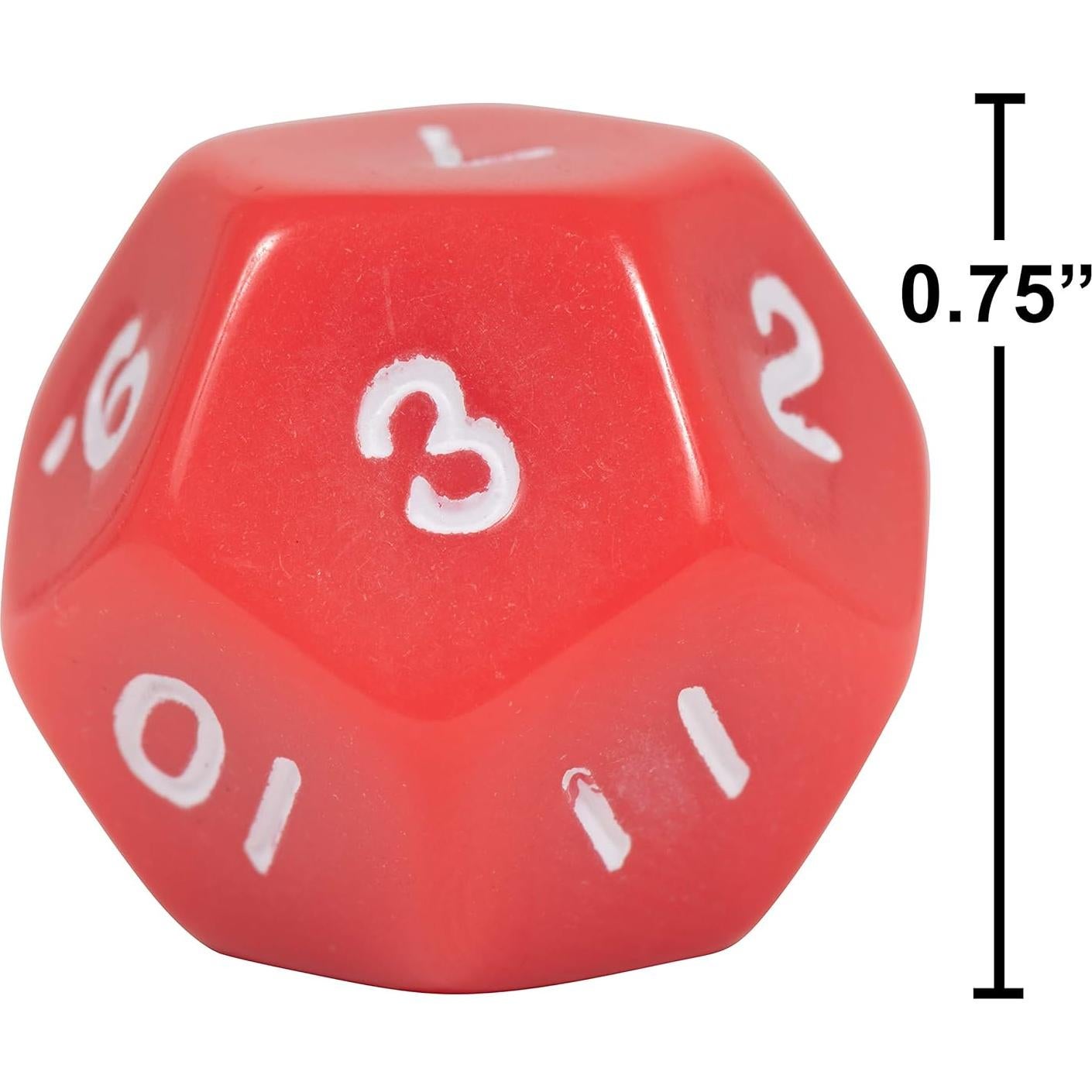 Dados Poliedricos Learning Advantage 12 Caras - Juego de 12