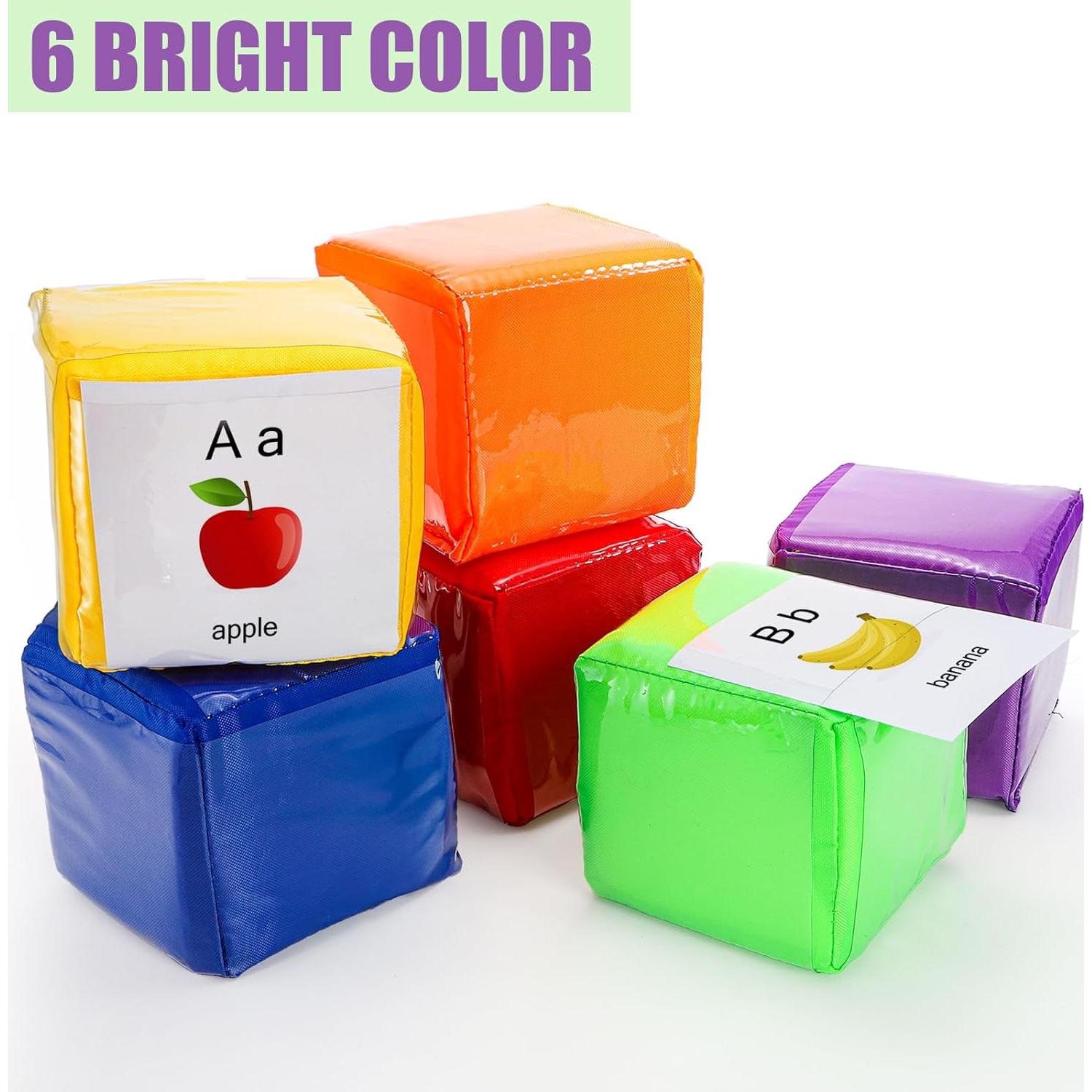 Dados de Juego Educativos Yesland 6 Piezas 9.9 cm Suaves