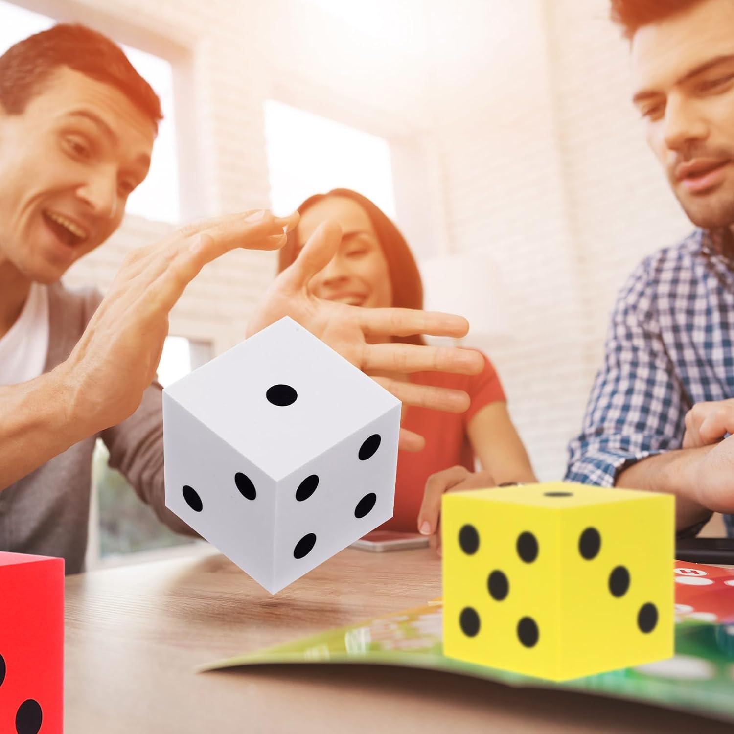 Dados Jumbo de Espuma Shappy 4 Piezas 8.89 cm Multicolor