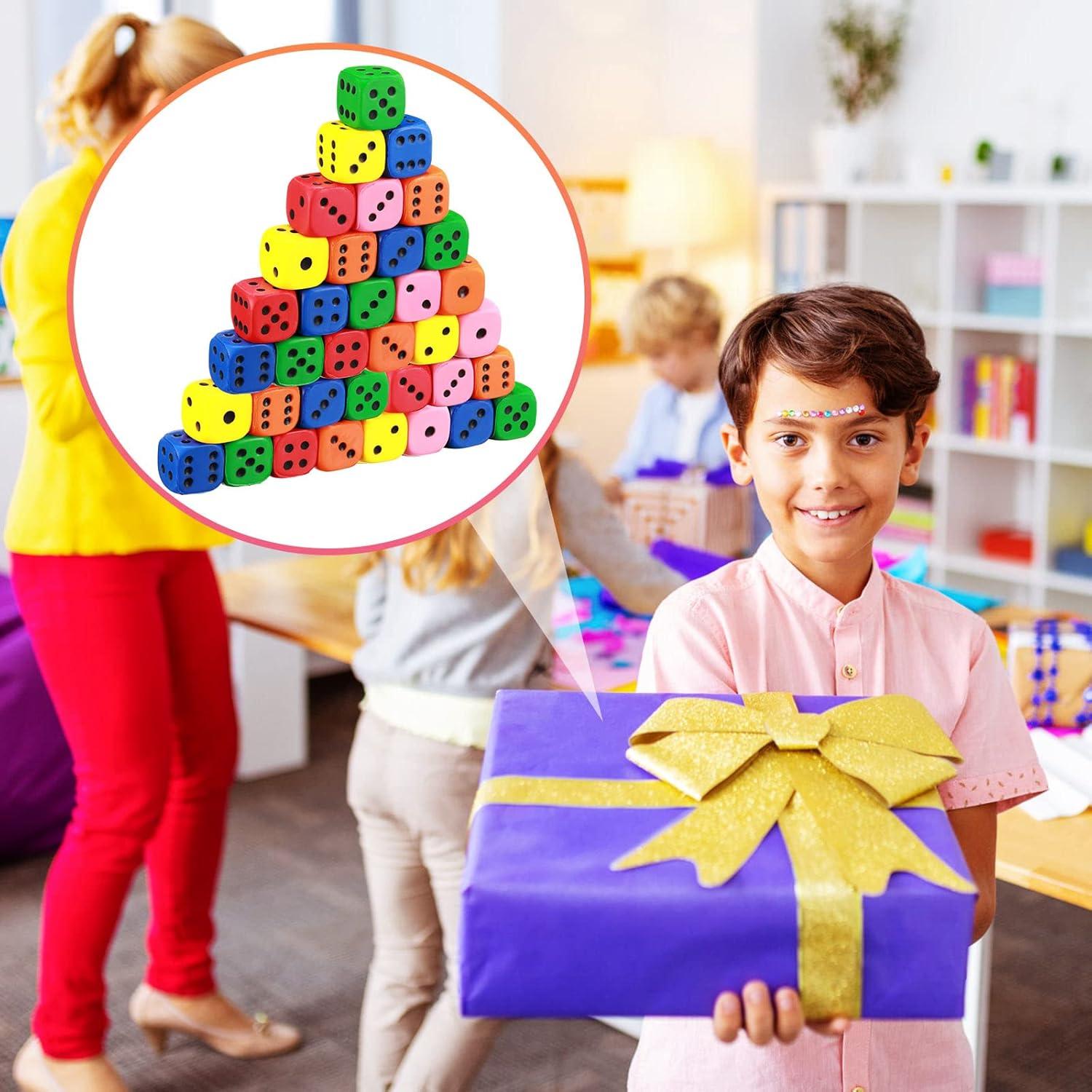 36 Dados de Espuma Coloridos Kasyat para Niños 3+ Años