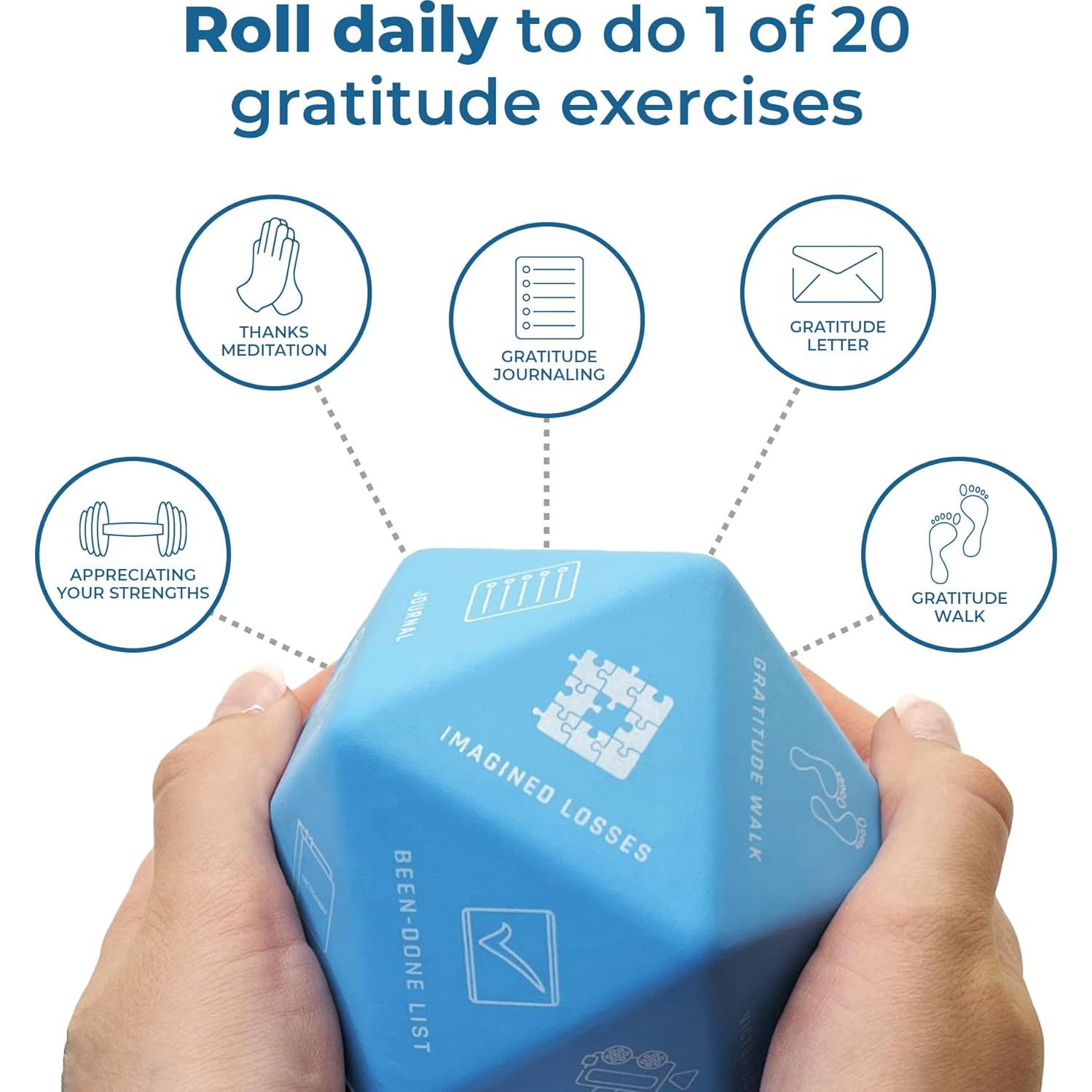 Kit de Gratitud con Dado de 20 Caras y Diario - Good Odds