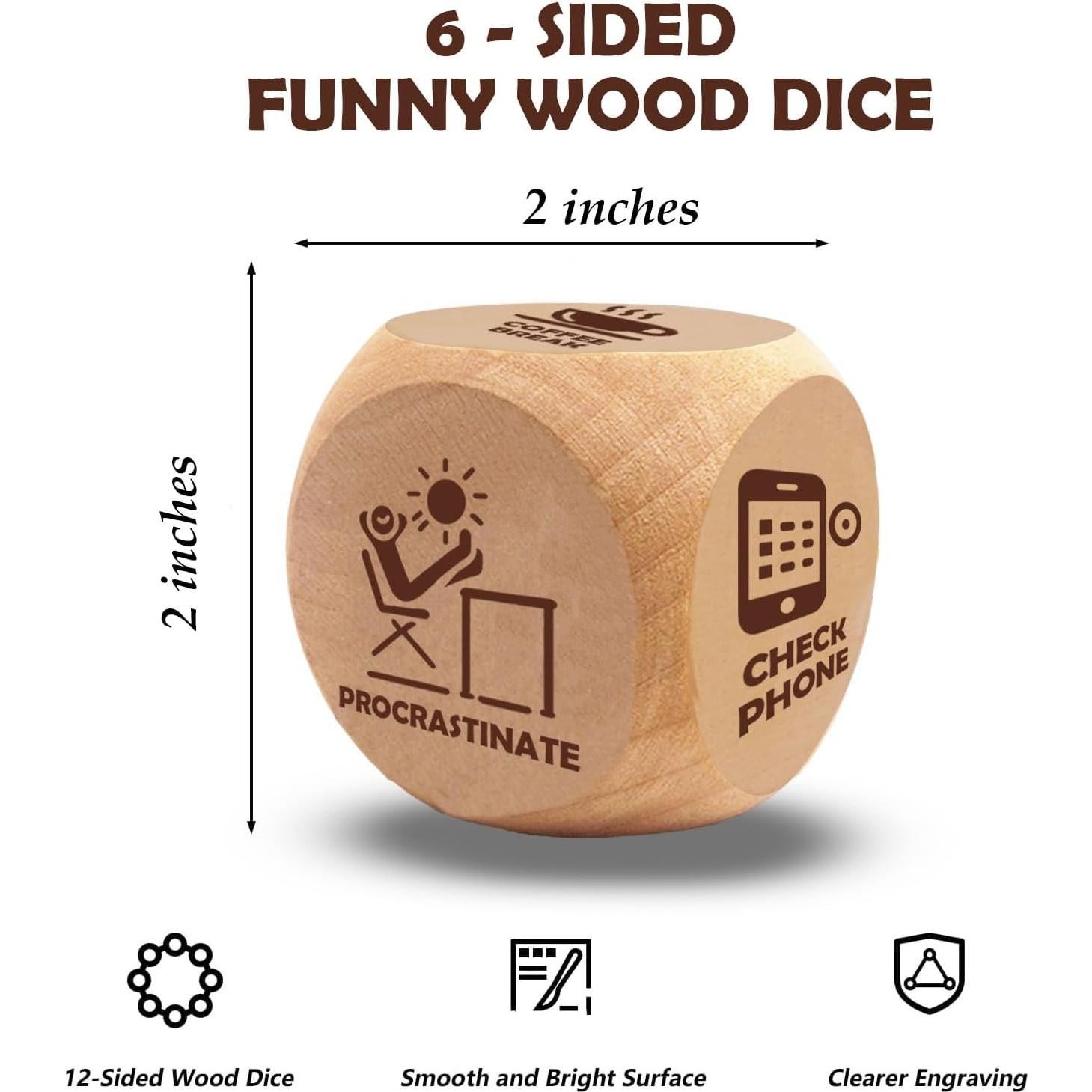 Dados de Decisión Gormenland 5 cm para Alivio del Estrés