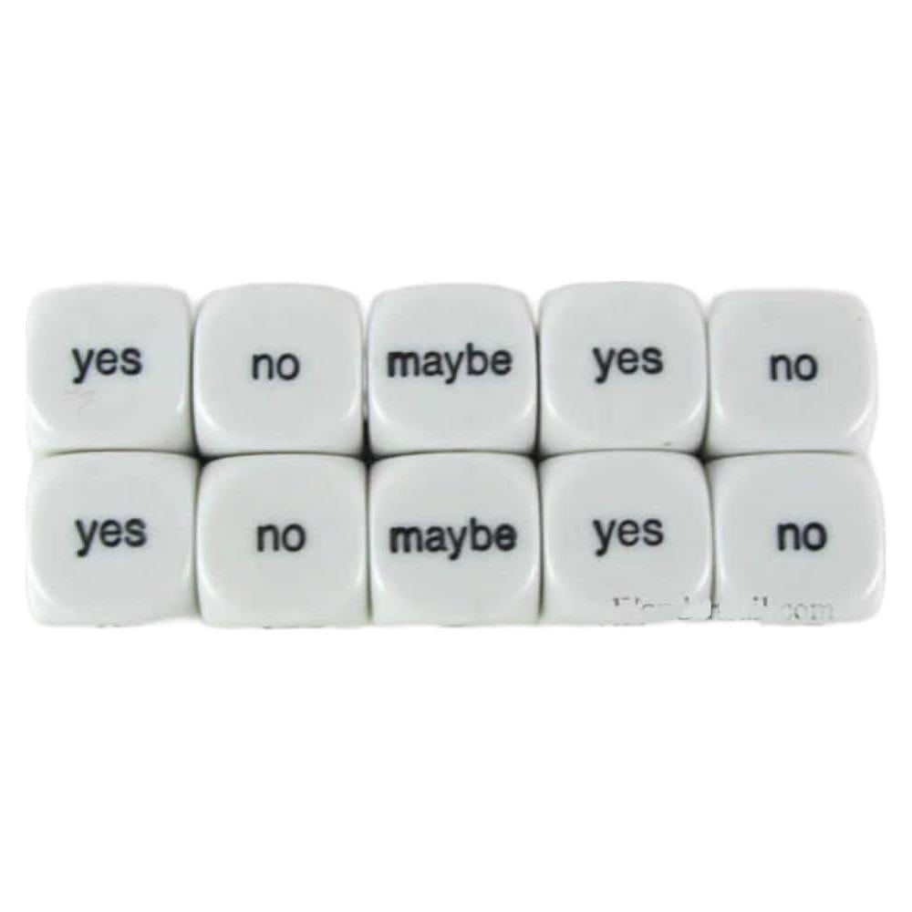 Juego de Dados de Decisión Koplow 10 Piezas D6 16mm