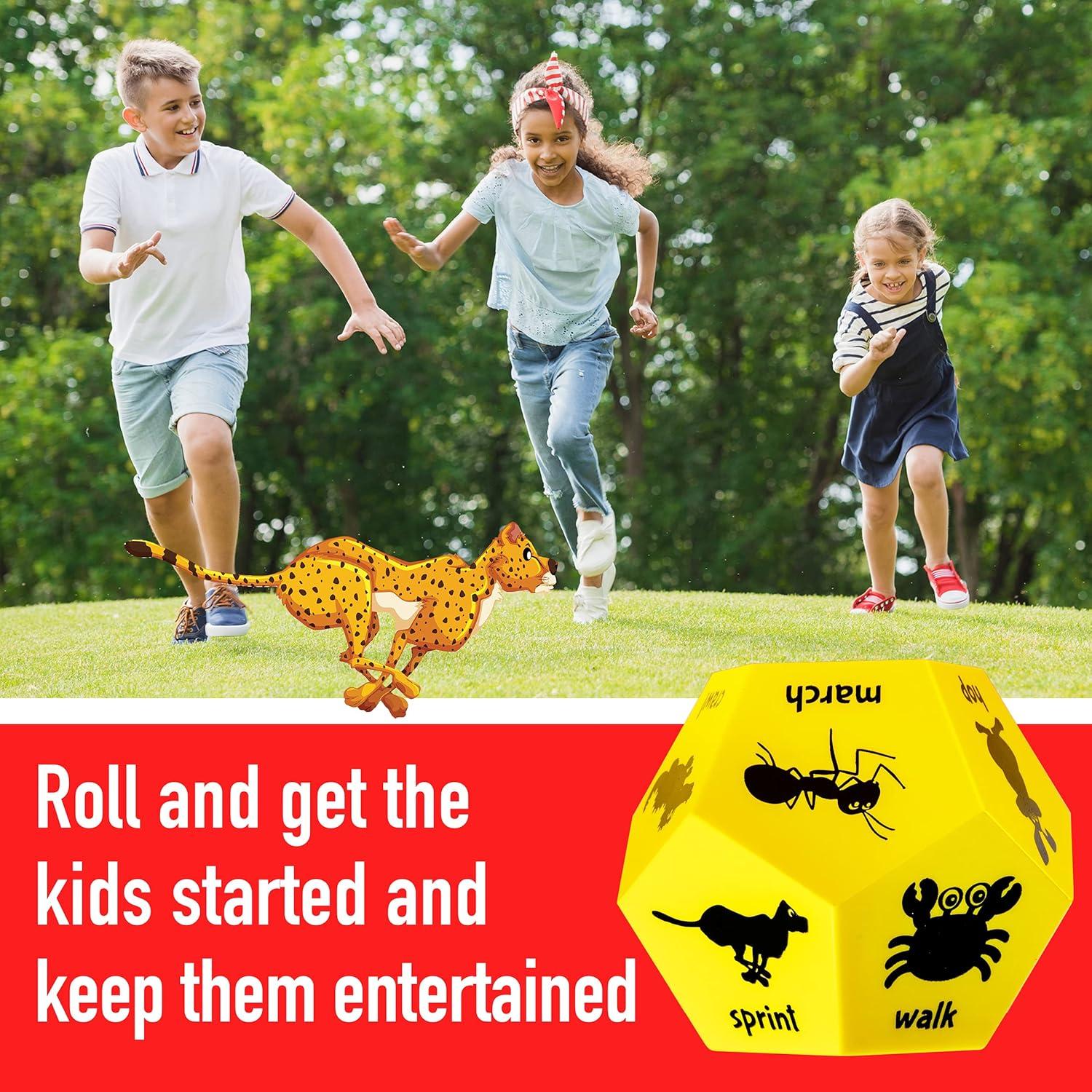 Dados de Animales y Bufandas de Actividad Covelico - Diversión para Niños