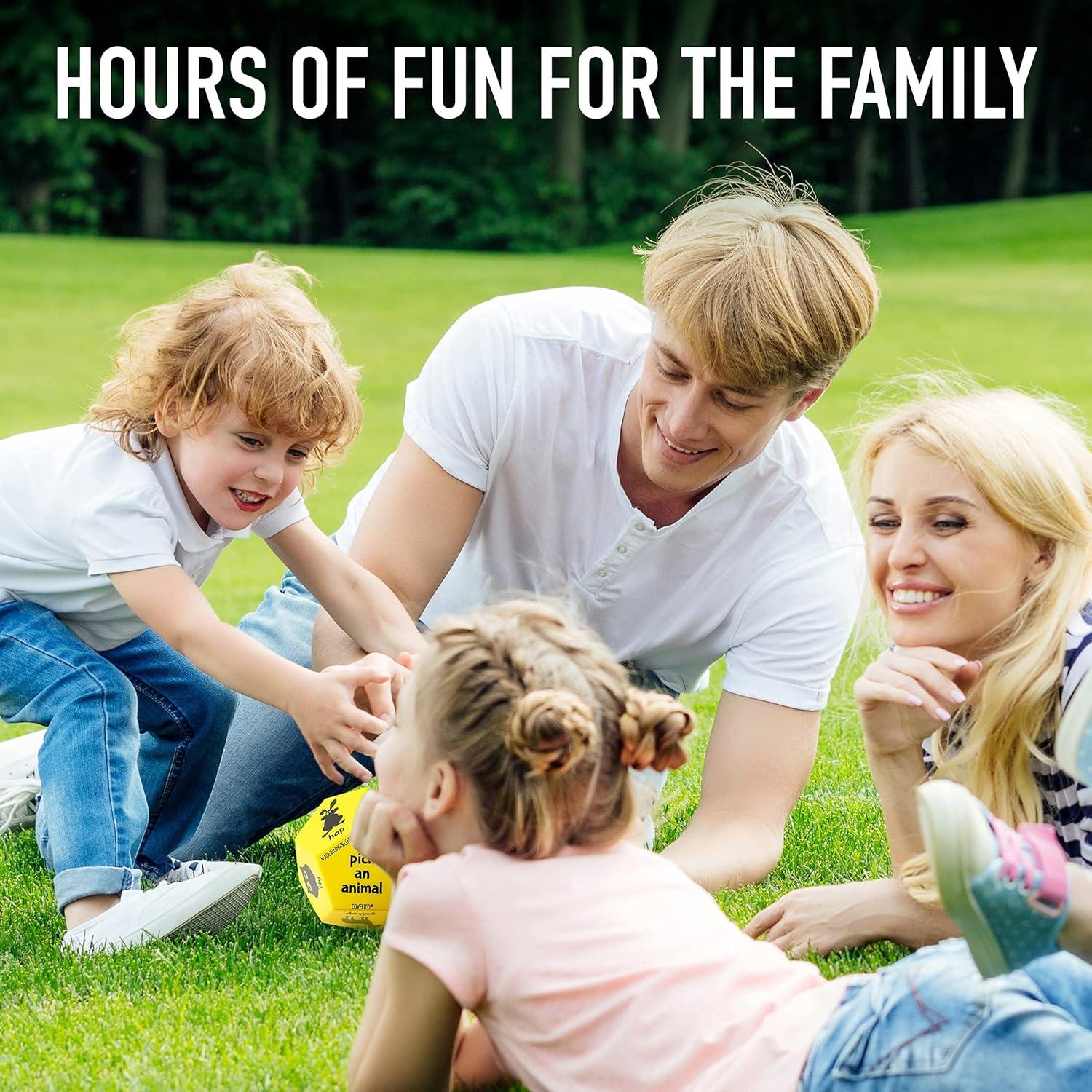 Dados de Animales y Bufandas de Actividad Covelico - Diversión para Niños