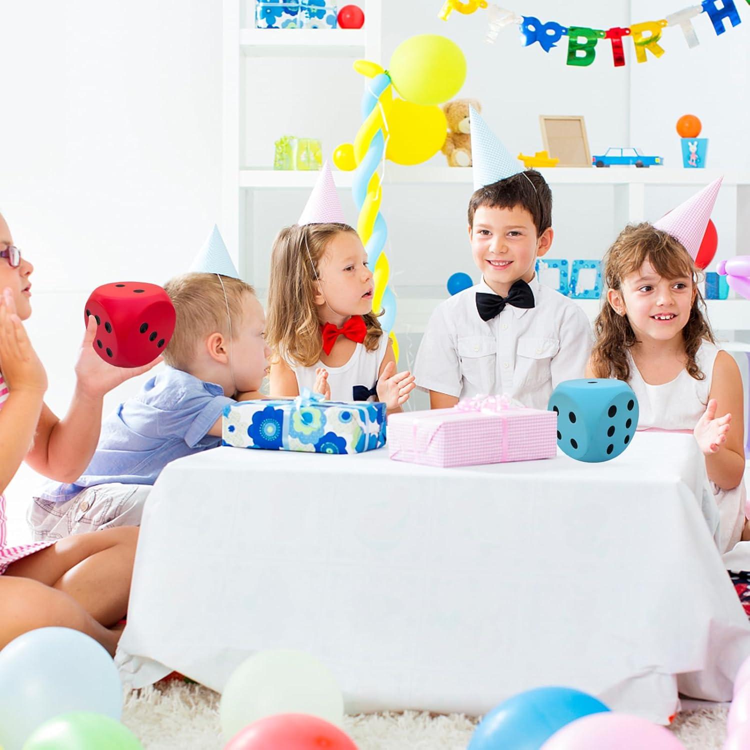 Pelota Antiestrés Dado Funnysquee 9.9 cm Azul Suerte