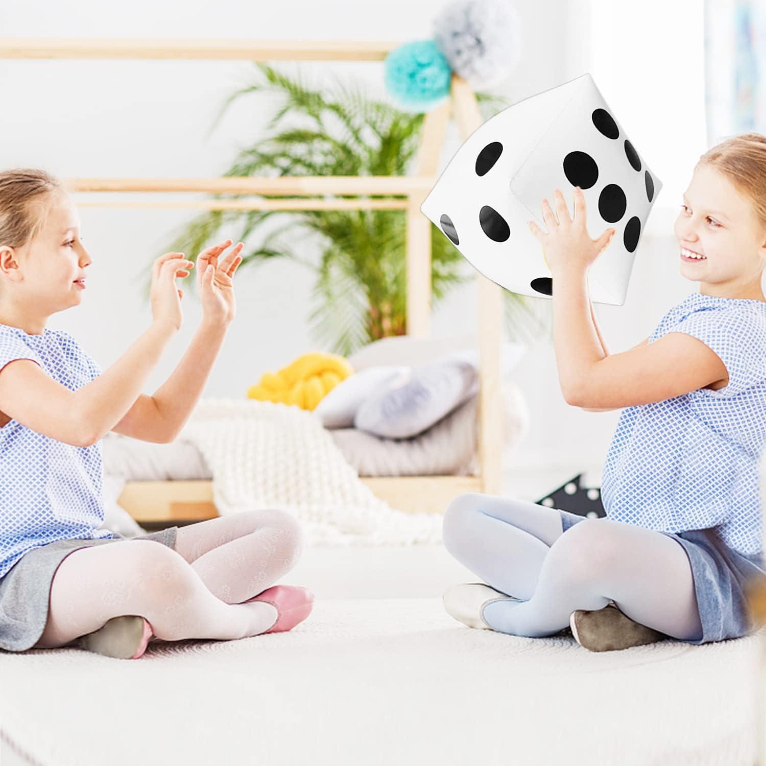 Paquete de 3 Dados Inflables Jumbo Dshengoo 34.8 cm para Juegos