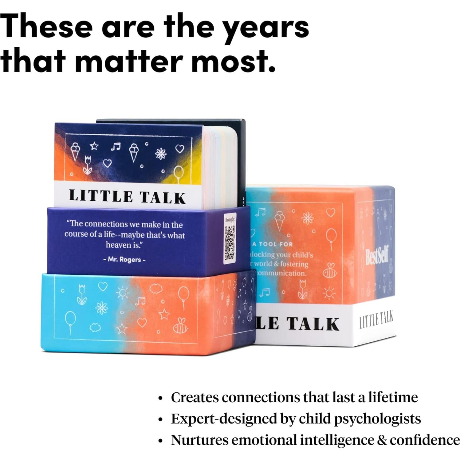 Tarjetas de Conversación BestSelf Little Talk para Niños 4-12