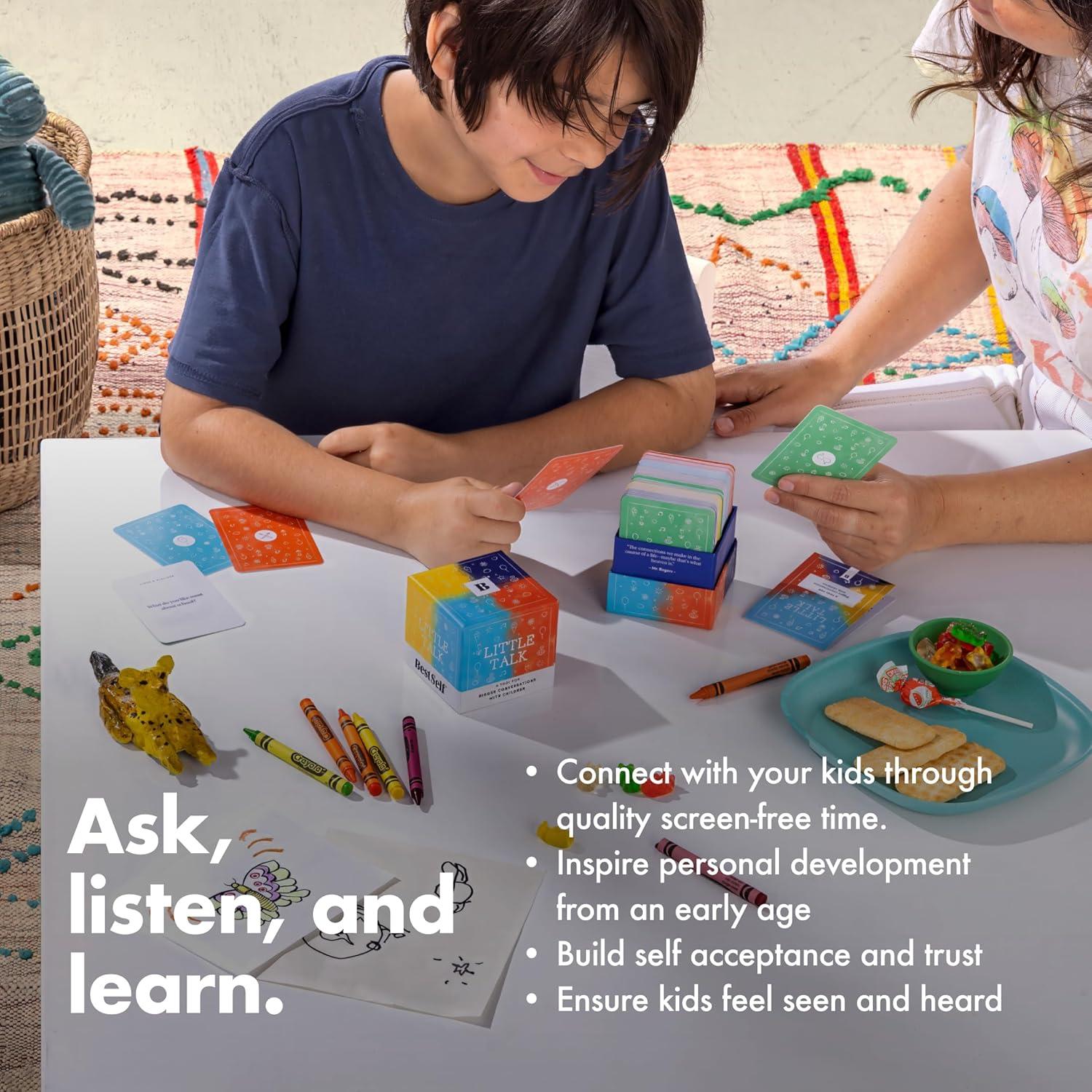 Tarjetas de Conversación BestSelf Little Talk para Niños 4-12