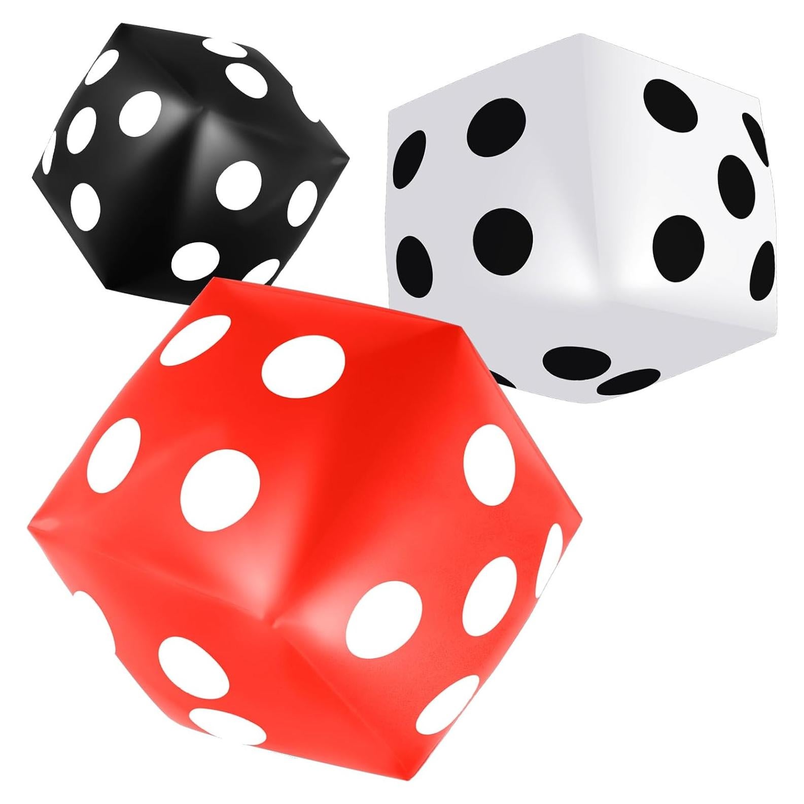 Juego de Dados Inflables Gigantes 3 Piezas 32 cm SAYAYA