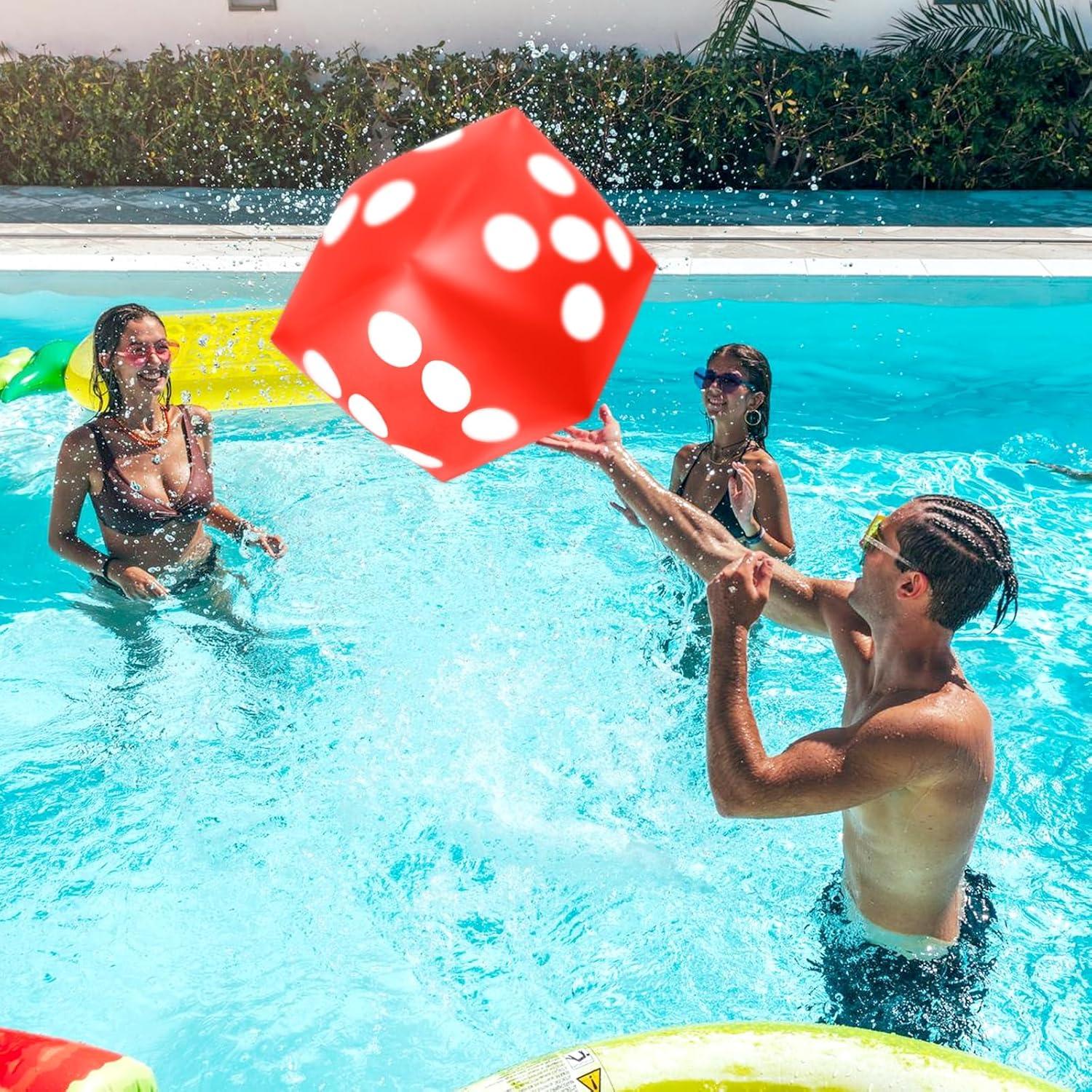 Juego de Dados Inflables Gigantes 3 Piezas 32 cm SAYAYA