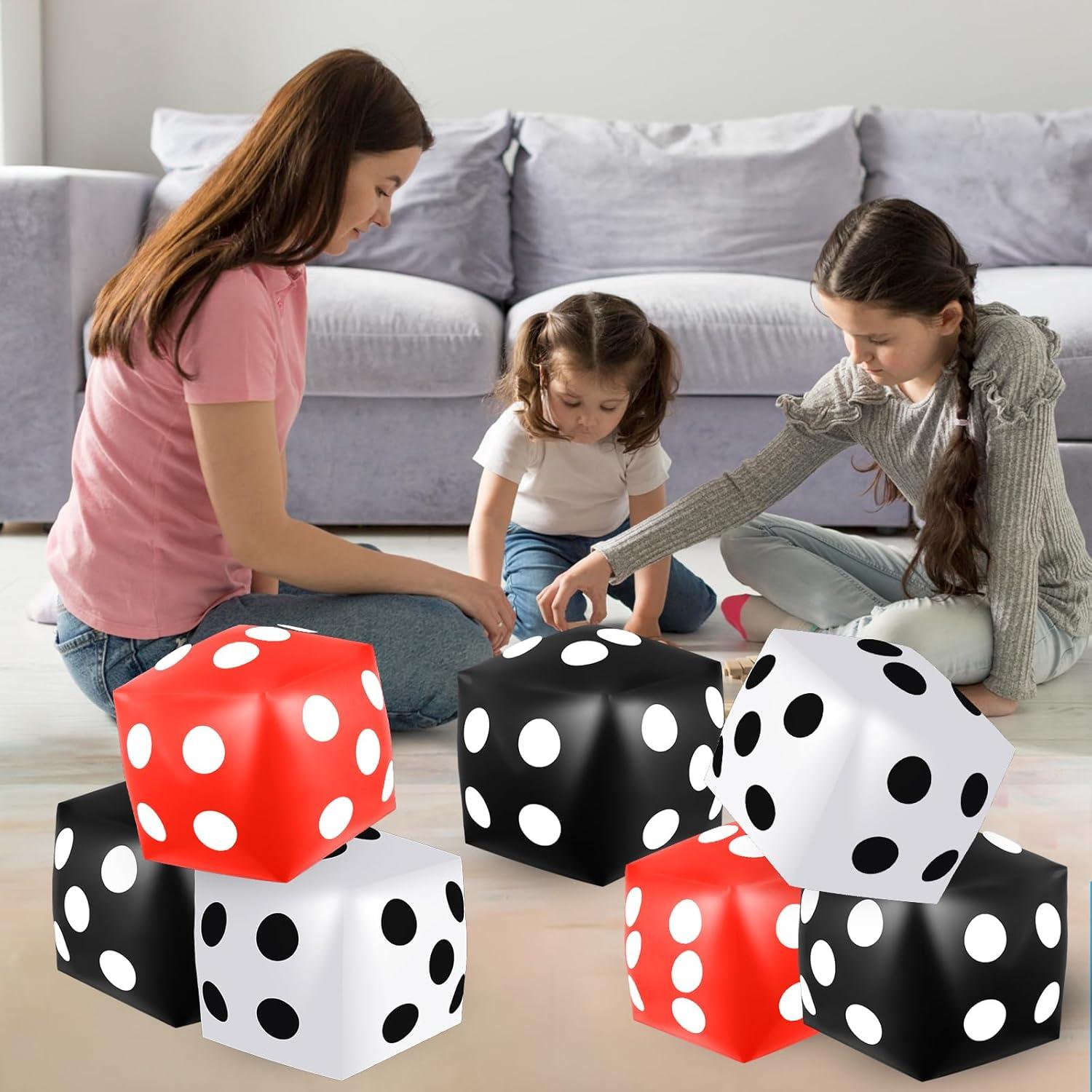 Juego de Dados Inflables Gigantes 3 Piezas 32 cm SAYAYA